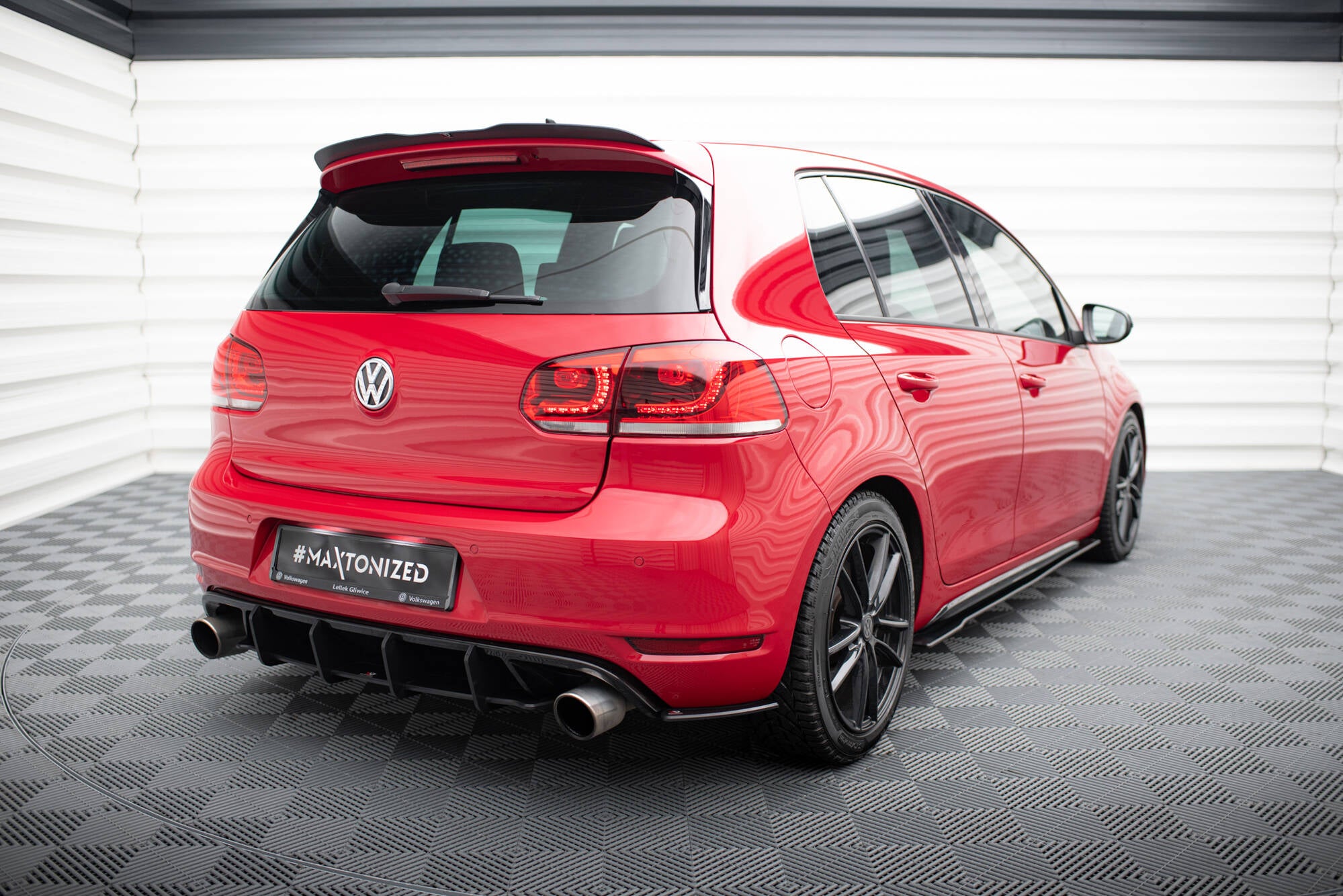 Street Pro Heck Ansatz Flaps Diffusor für Volkswagen Golf GTI Mk6