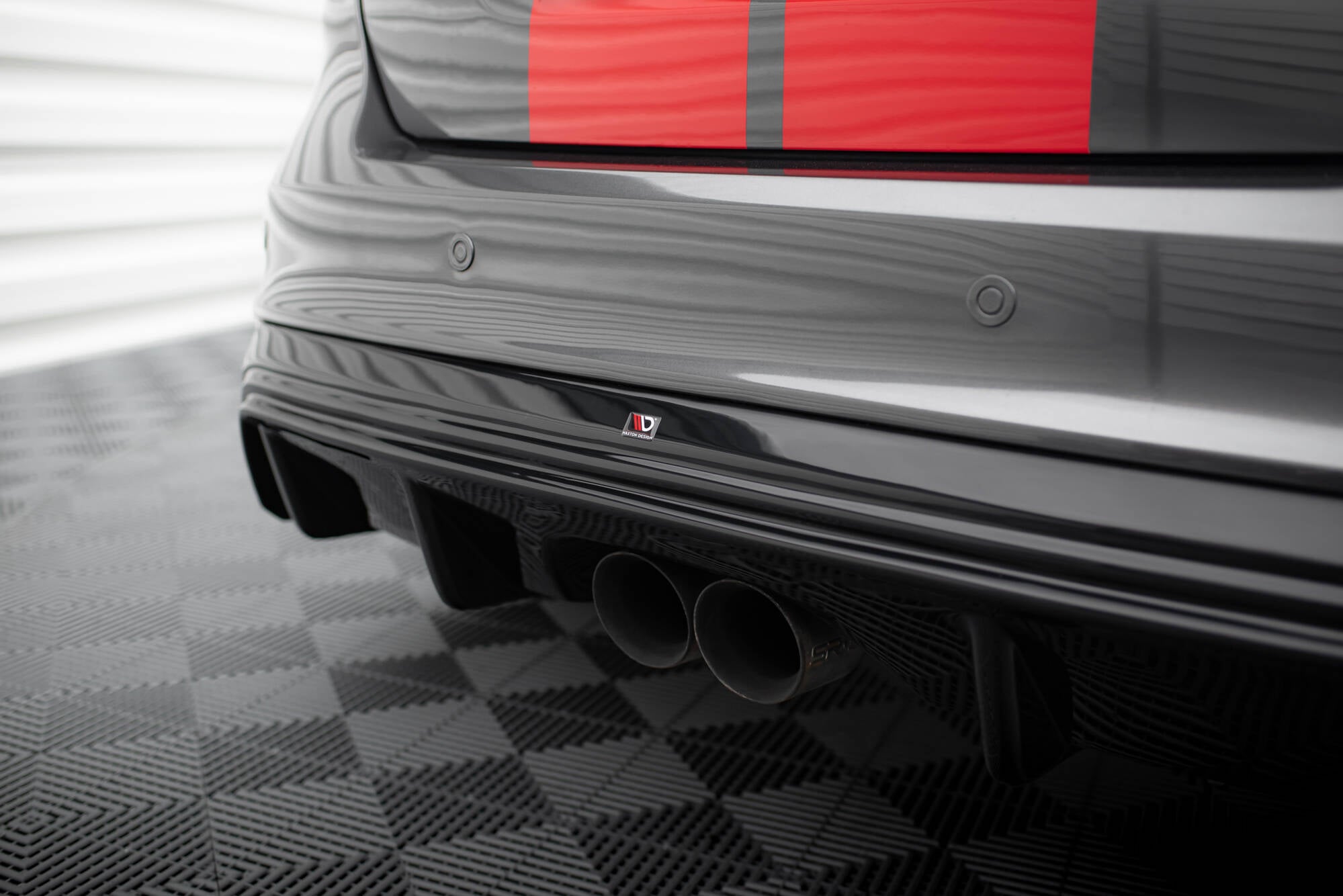 Diffusor Heck Ansatz für Ford Focus ST Mk3 FL (RS-Look)