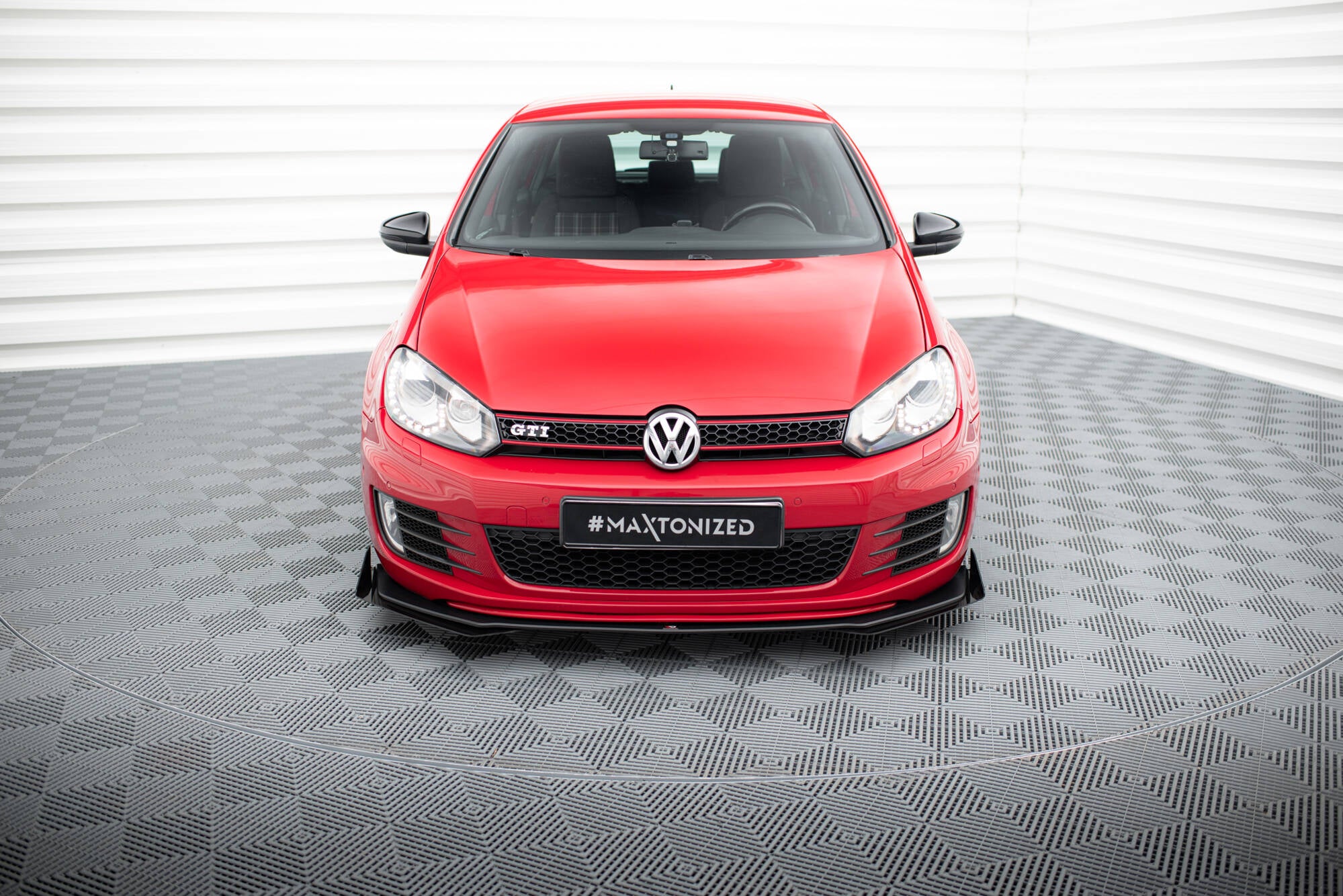 Street Pro Frontlippe V3 für + Flaps für VW Golf GTI Mk6