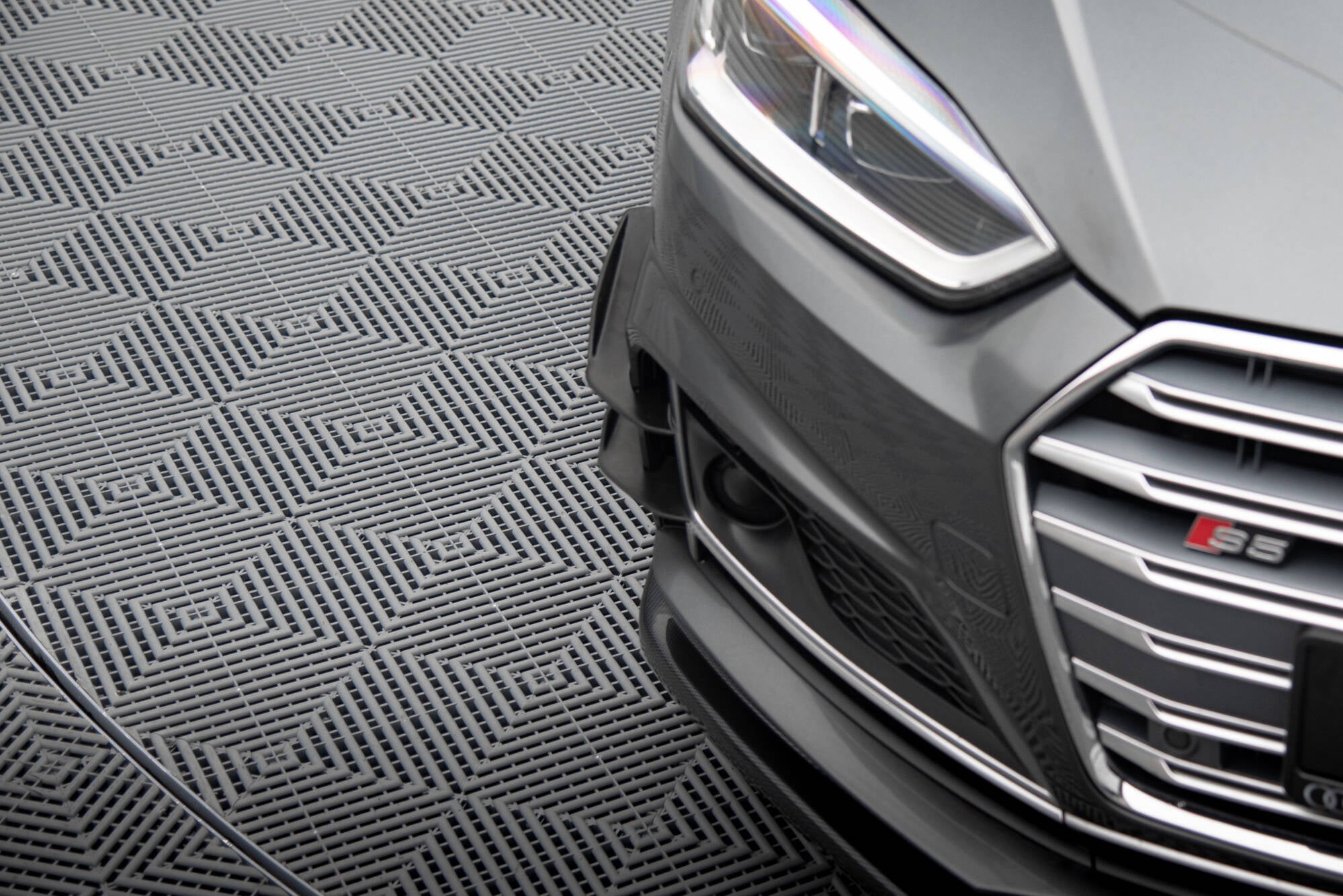 Stoßstangen Flaps Wings vorne Canards für Audi S5 / A5 S-Line Coupe / Sportback F5