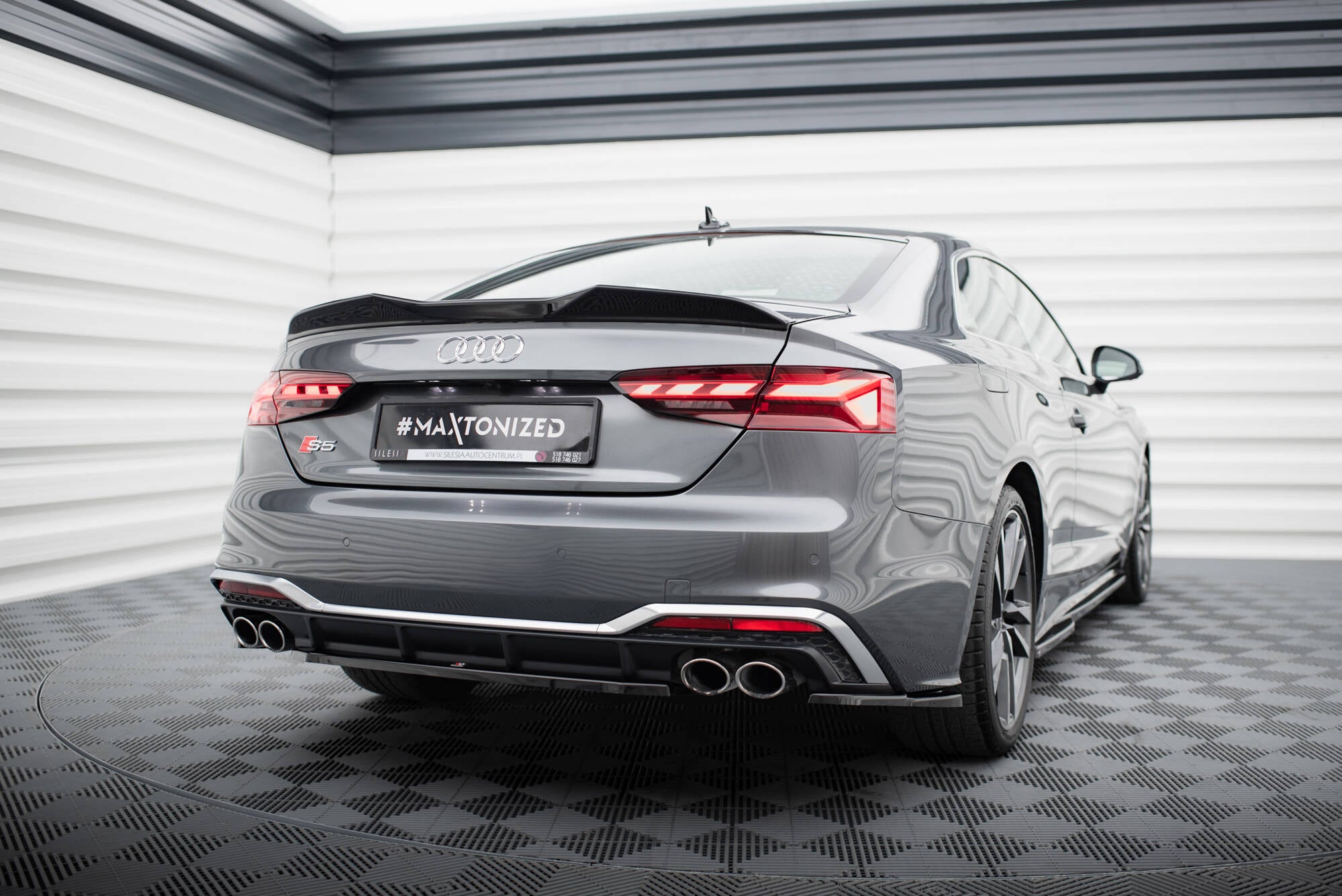 Spoiler CAP 3D für Audi S5 Coupe / A5 S-Line Coupe F5 Facelift