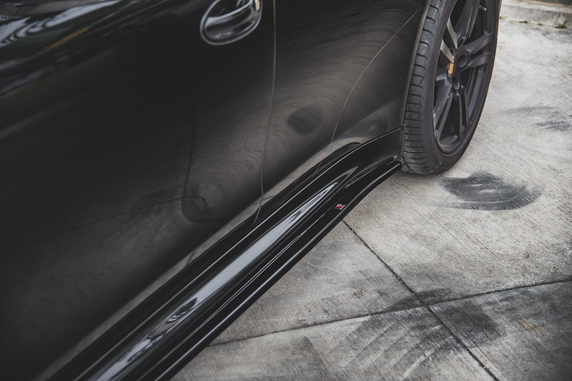 Seitenschweller V2 Ansatz für Porsche Panamera Turbo 970 Facelift
