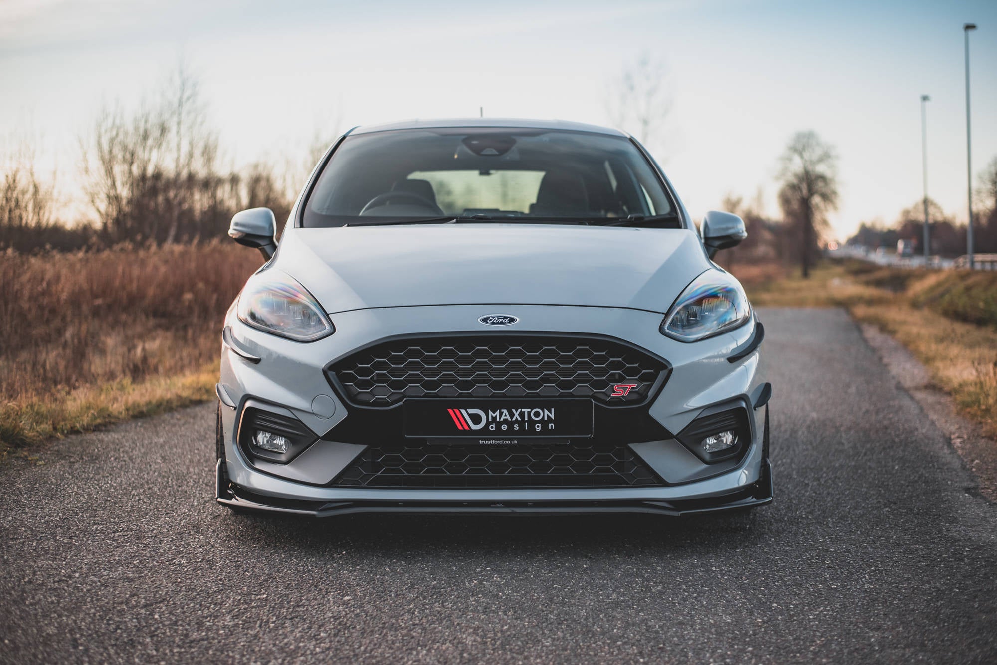 Front Grill für Ford Fiesta ST Mk8 schwarz matt