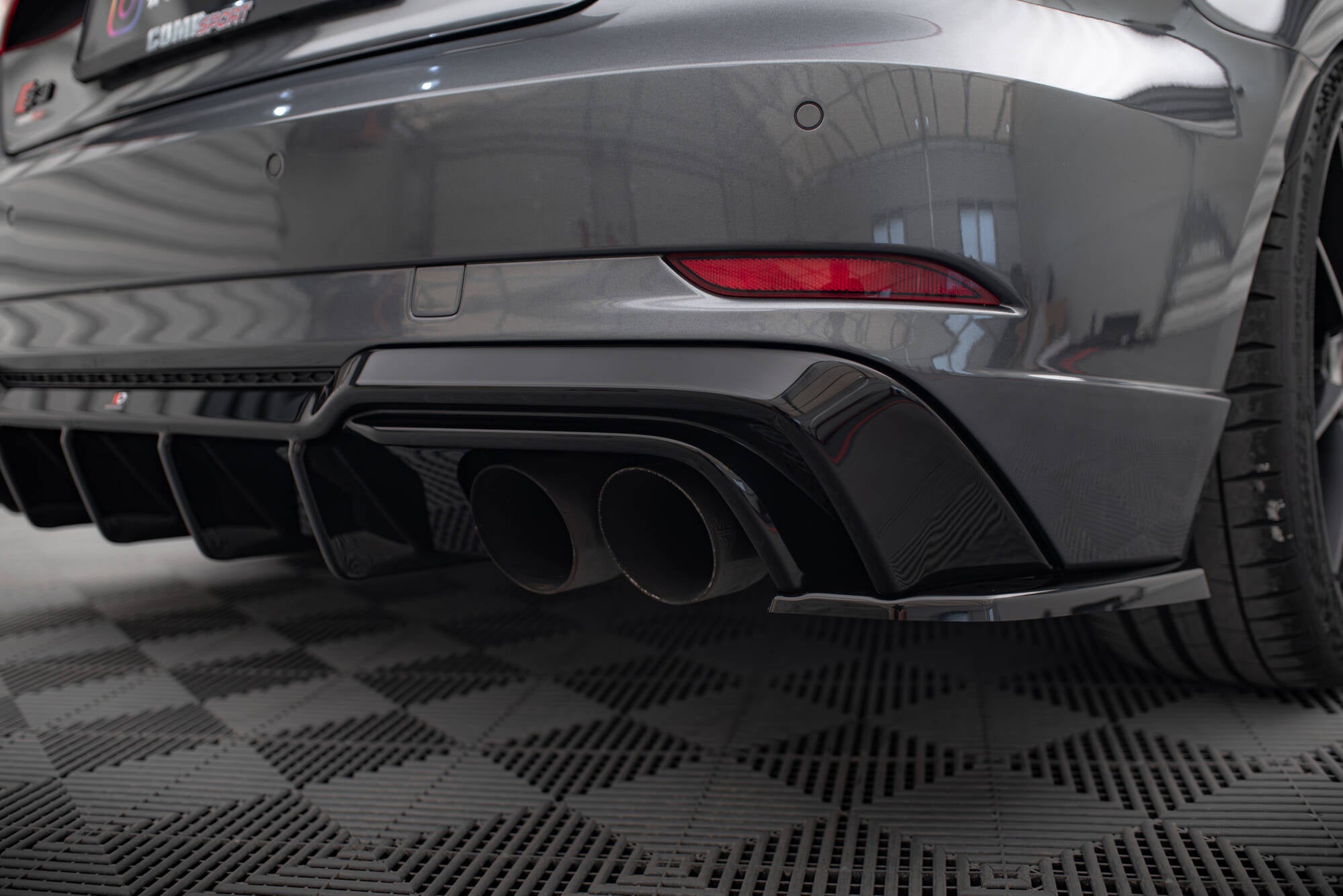 Flaps V2 Heckansatz Flaps Heckansatz für Audi S3 / A3 S-Line Sportback 8V Facelift
