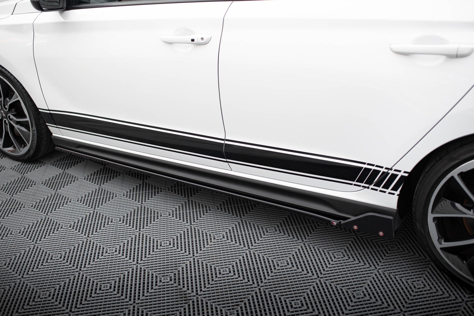 Seitenschweller V5 Ansatz für + Flaps Hyundai I30 N Mk3 / Mk3 FL Hatchback/Fastback
