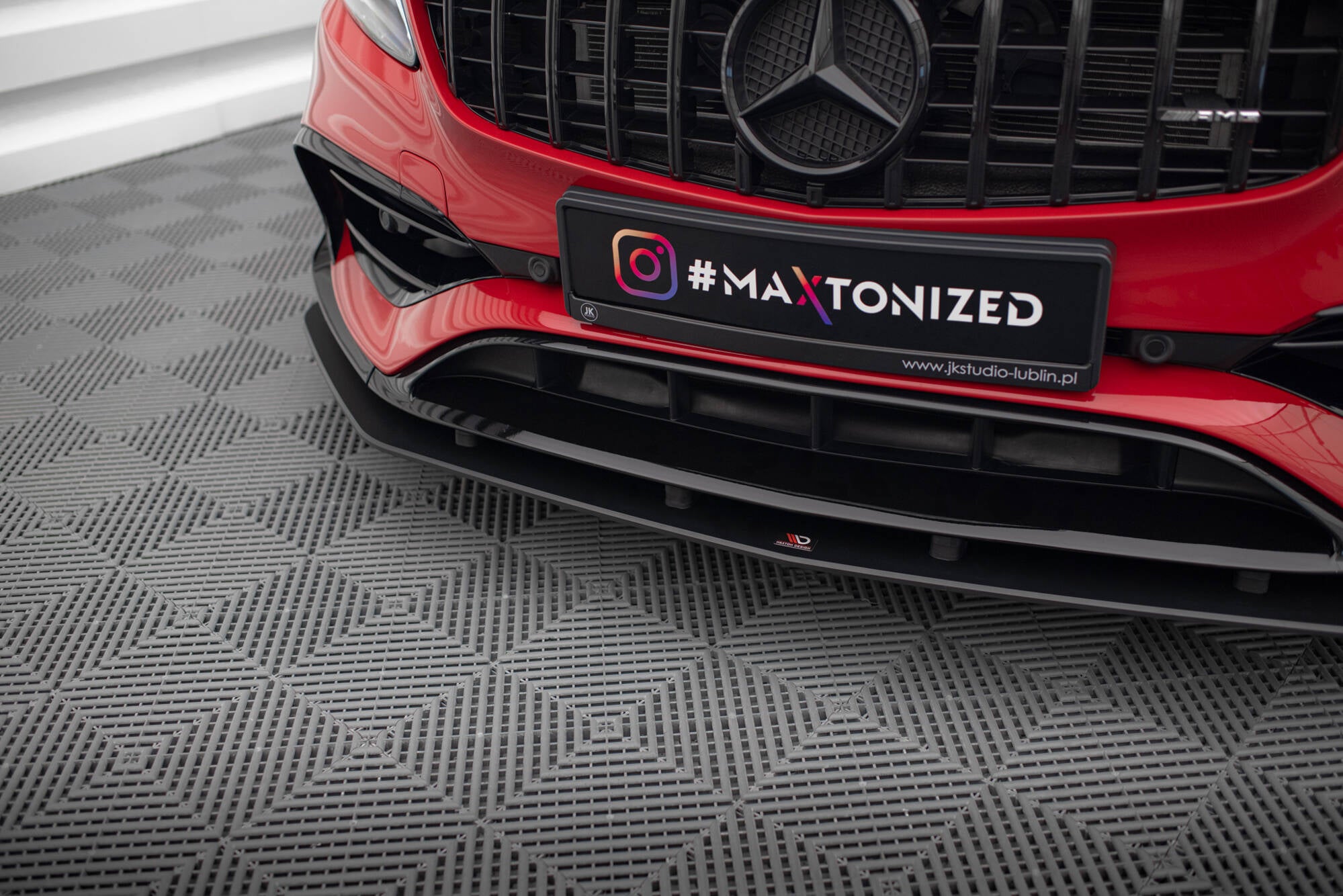 Street Pro Frontlippe für Mercedes-Benz A 45 AMG Aero W176 Facelift
