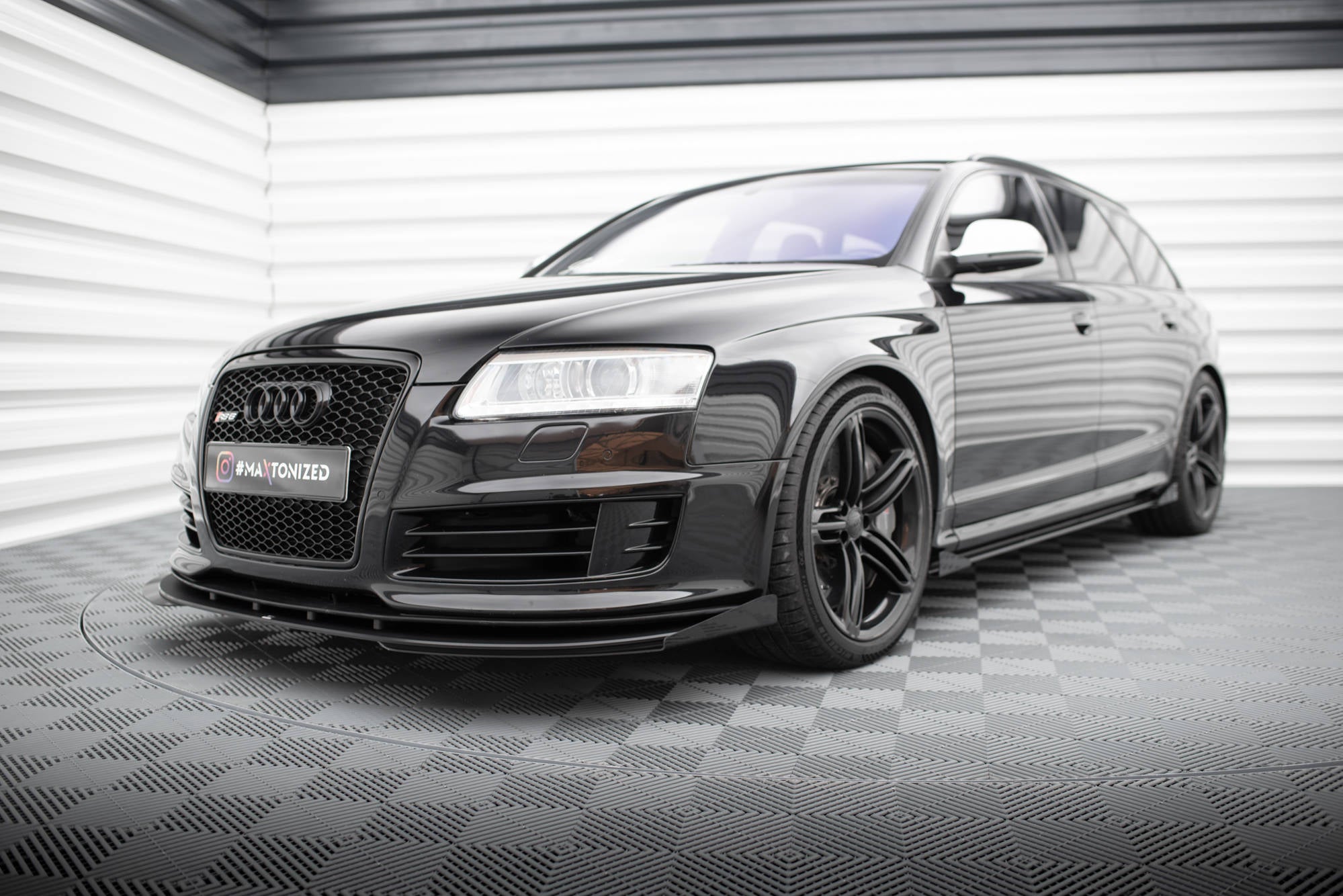 Front Stoßstange Flaps für Audi RS6 Avant C6