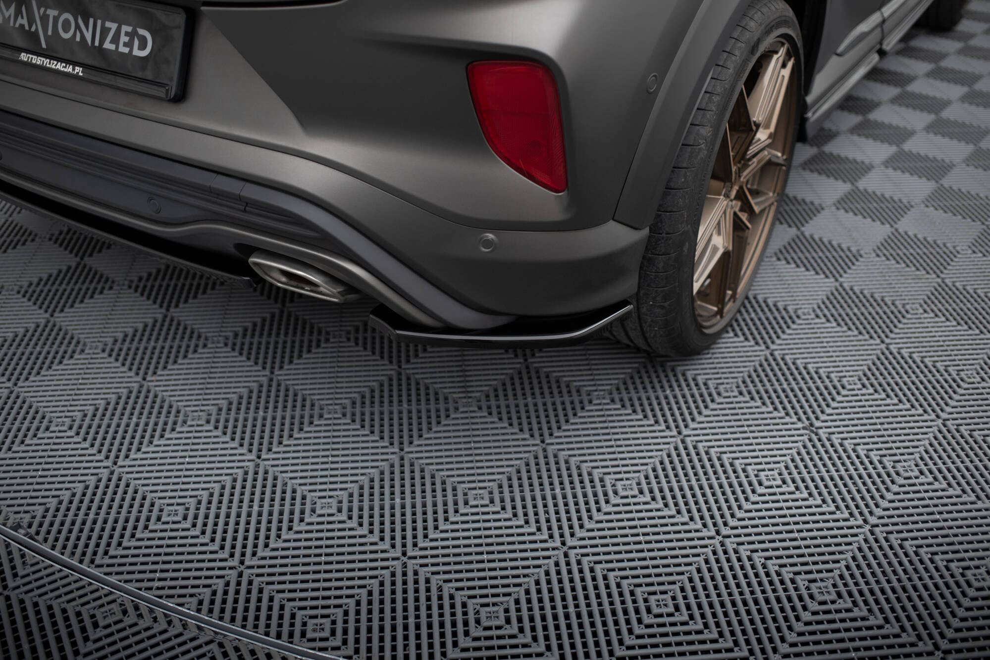 Heck Ansatz Flaps Diffusor für Ford Puma ST-Line Mk1