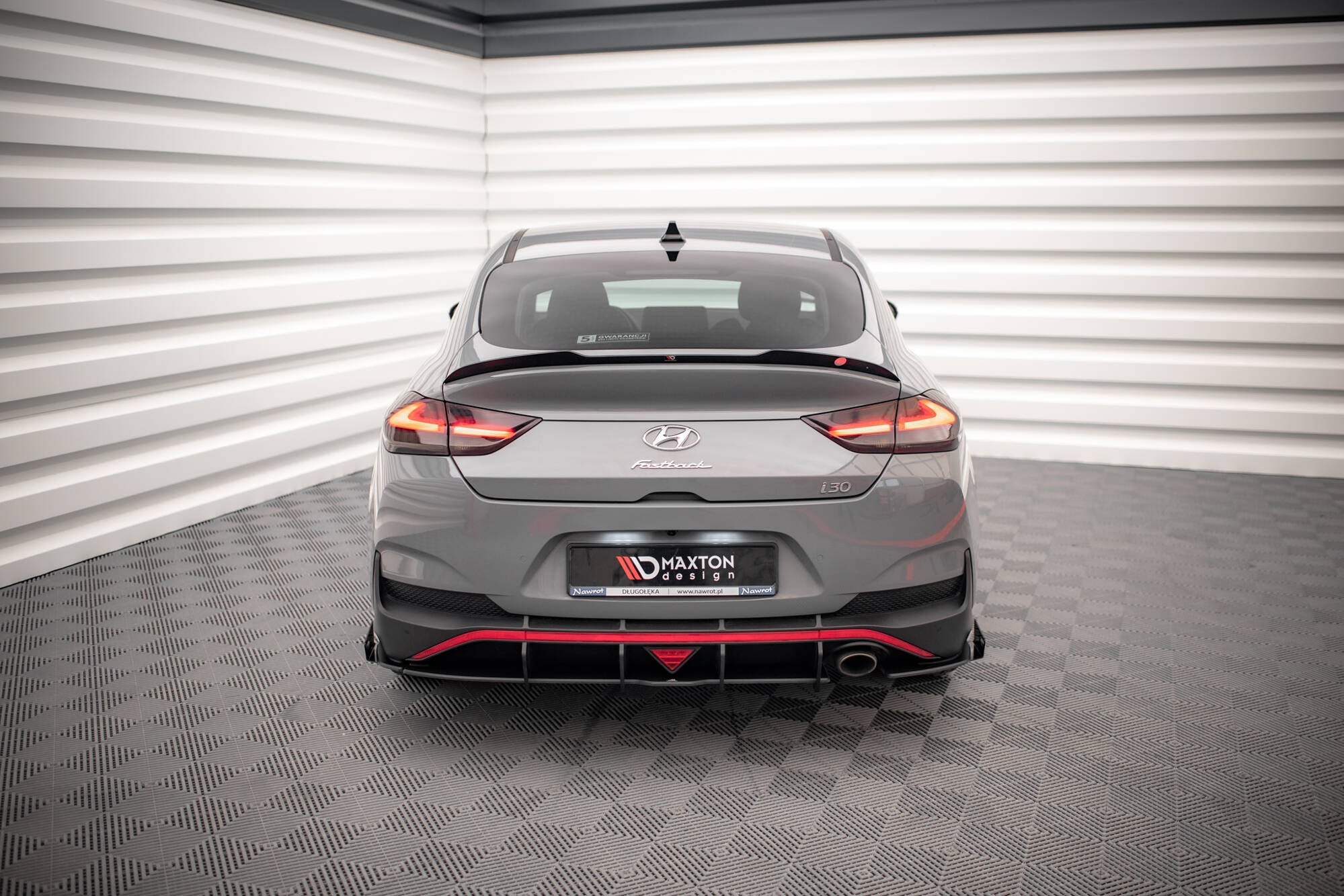 Street Pro Flaps Heckansatz Flaps Heckansatz + Flaps für Hyundai I30 Fastback N-Line Mk3 Facelift