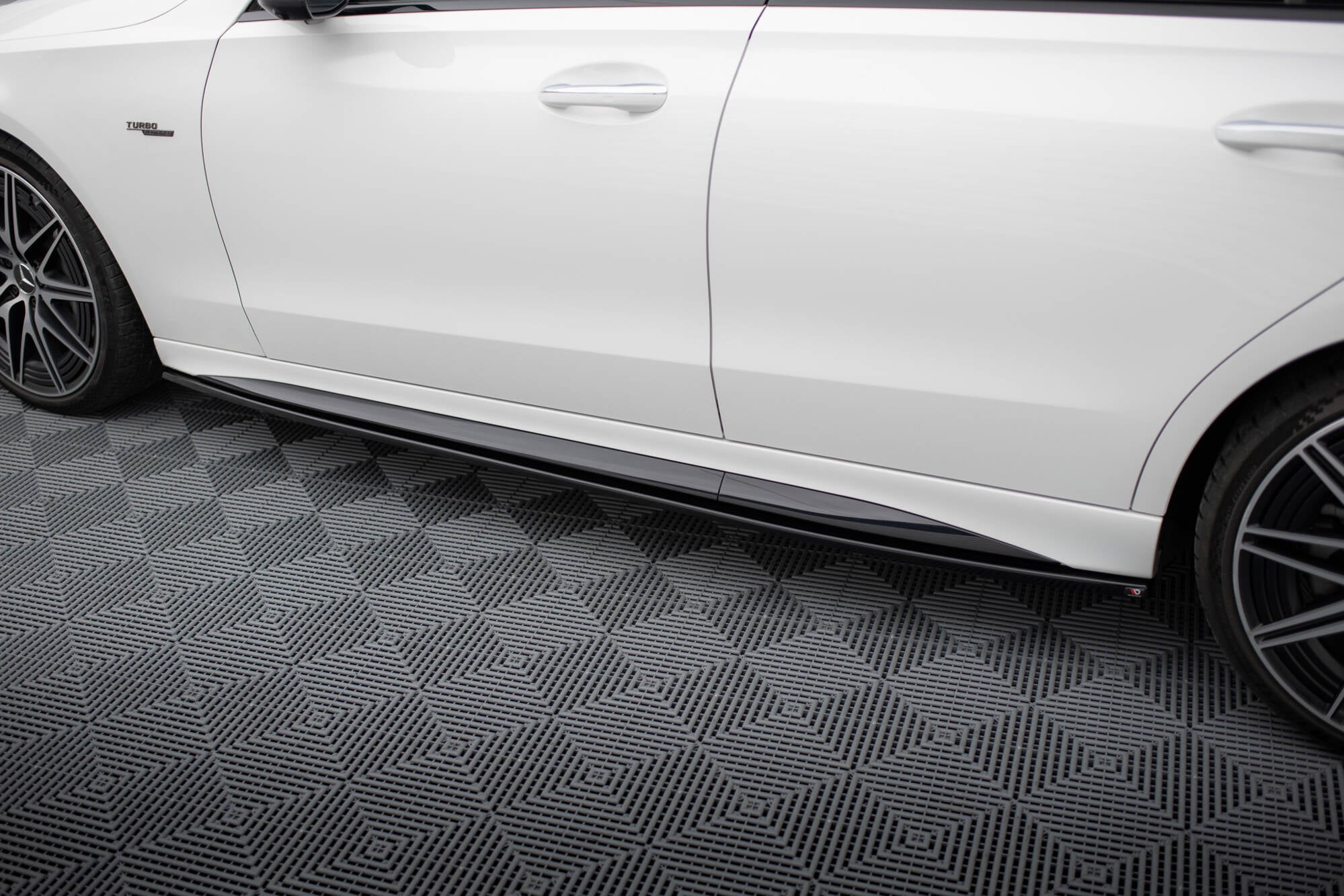 Seitenschweller Ansatz für Mercedes-Benz C AMG-Line / 43 AMG W206