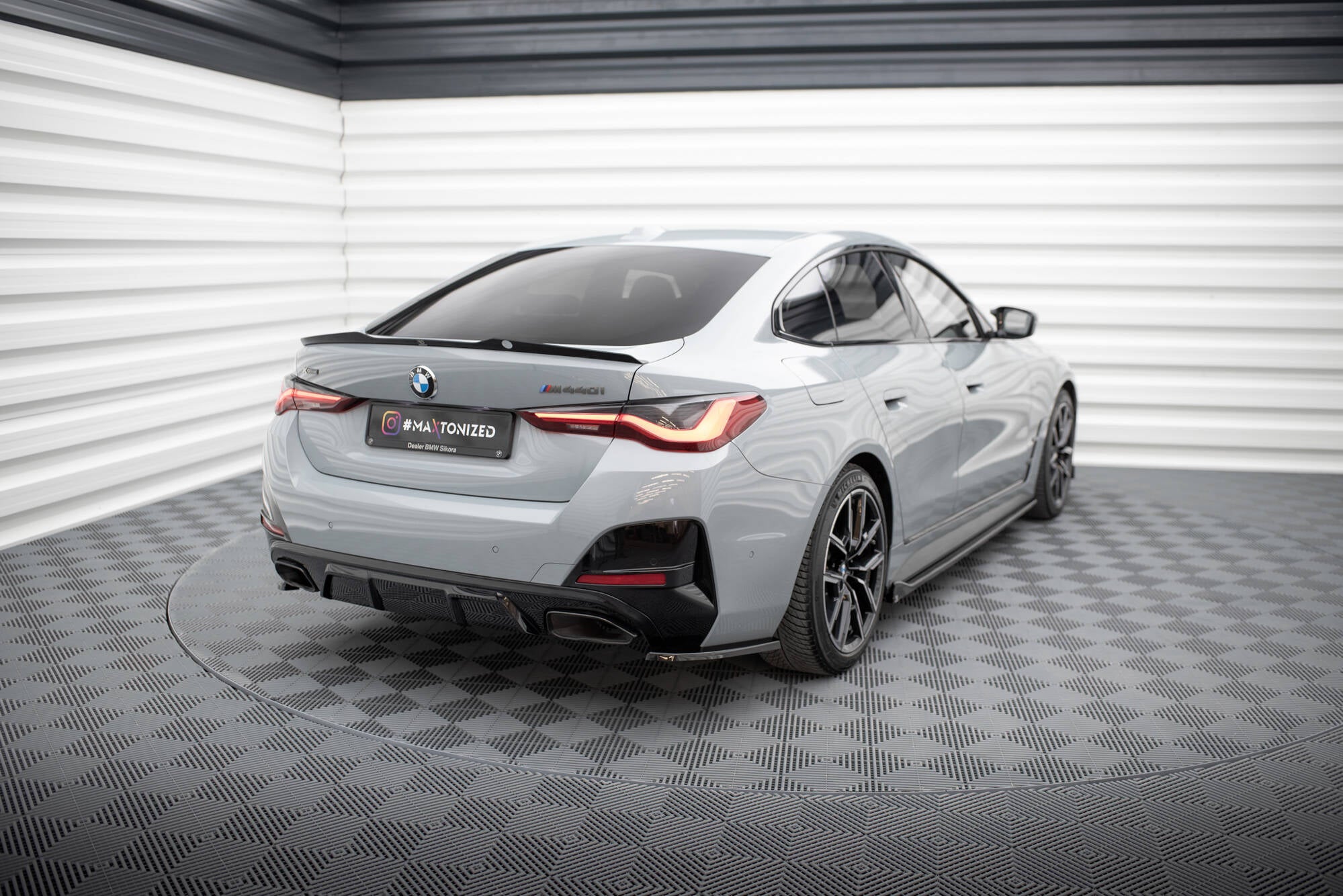Flaps Heckansatz V1 Diffusor für BMW M440i Gran Coupe G26