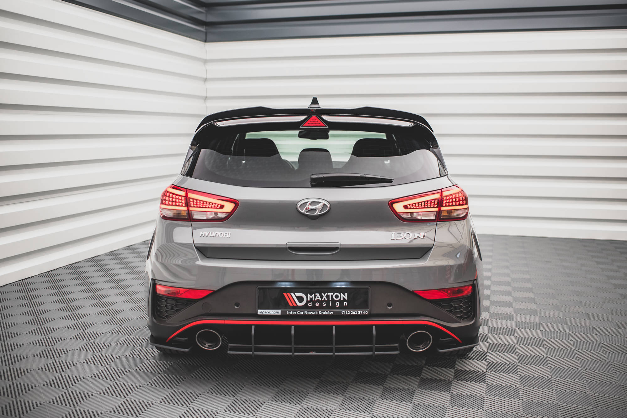Street Pro Flaps Heckansatz Flaps Heckansatz für Hyundai I30 N Hatchback Mk3 Facelift