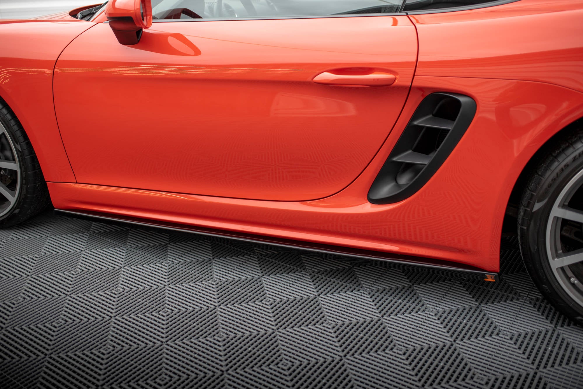 Seitenschweller Ansatz für Porsche 718 Cayman 982c