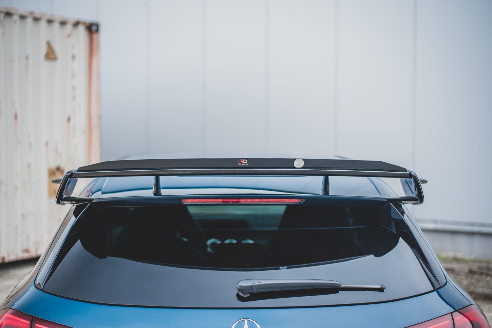 Spoiler Seitenerweiterungen für Mercedes A35 AMG Hatchback W177 Carbon Look