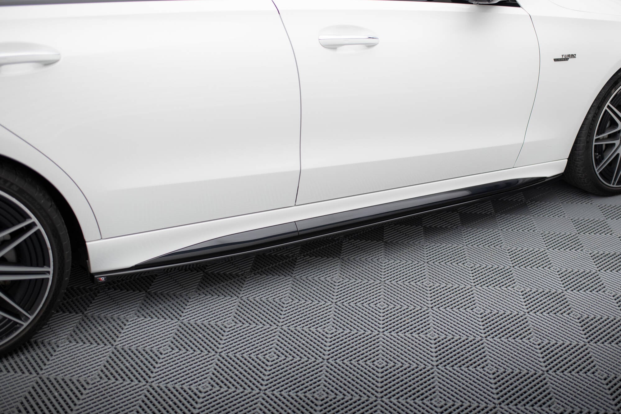 Seitenschweller Ansatz für Mercedes-Benz C AMG-Line / 43 AMG W206