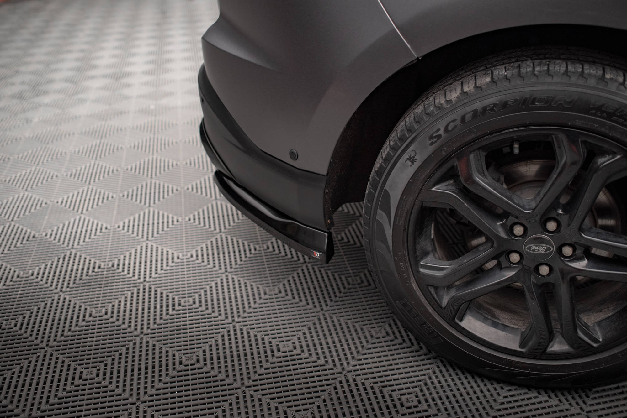 Heck Ansatz Flaps Diffusor V2 für Ford Edge Mk2