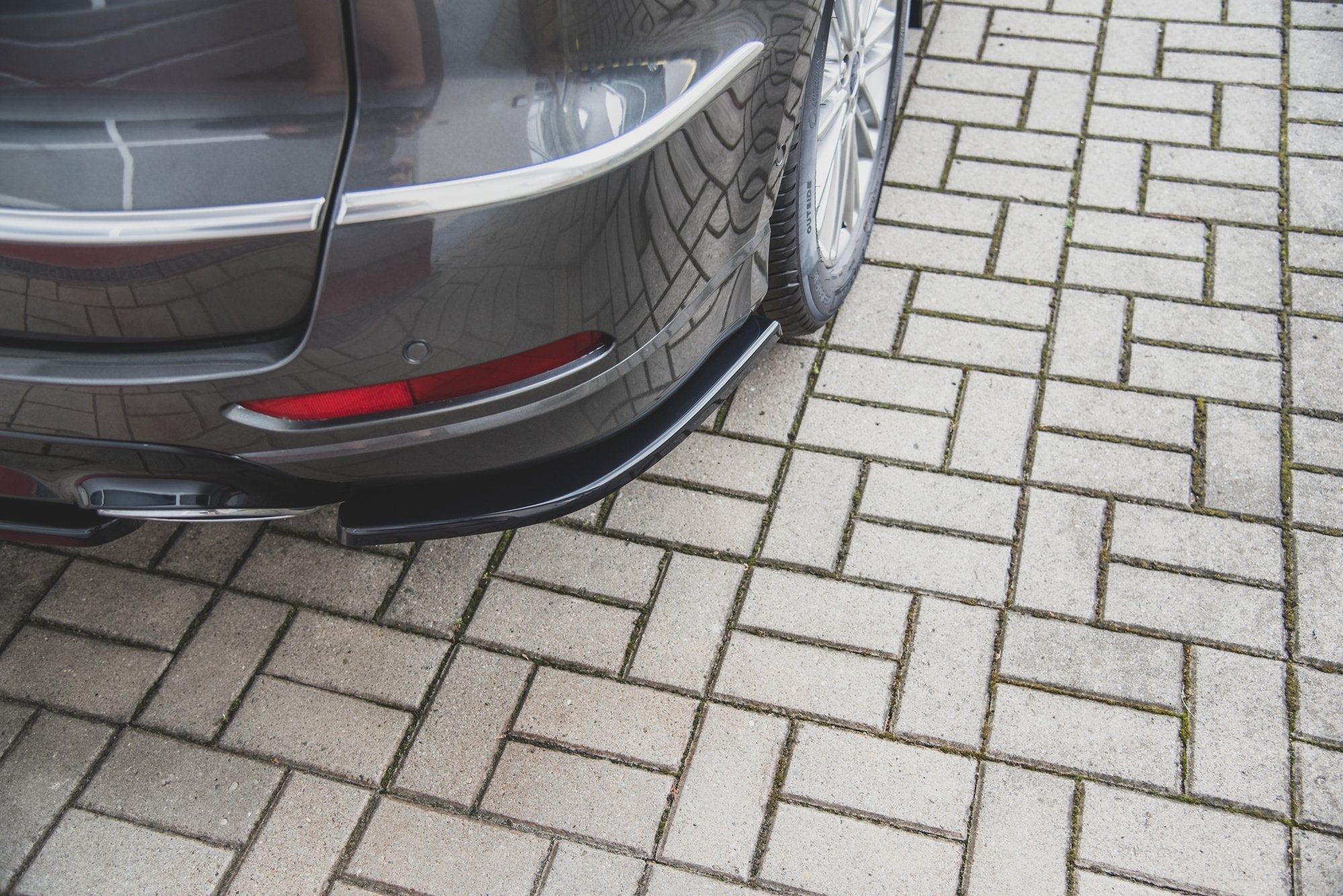 Heck Ansatz Flaps Diffusor für Ford S-Max Vignale Mk2 Facelift