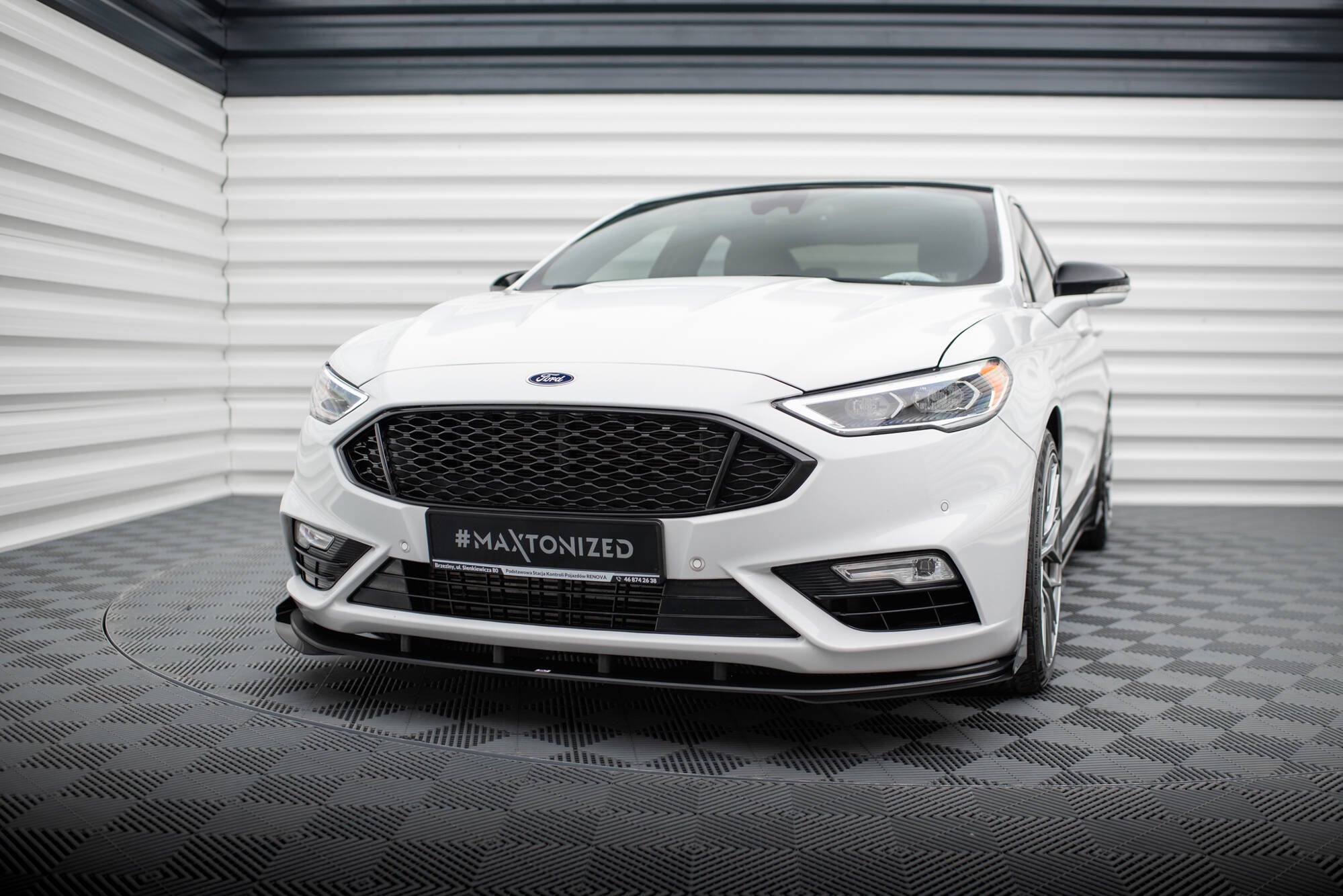 Street Pro Frontlippe + Flaps für Ford Mondeo Sport Mk5 Facelift / Fusion Sport Mk2 Facelift