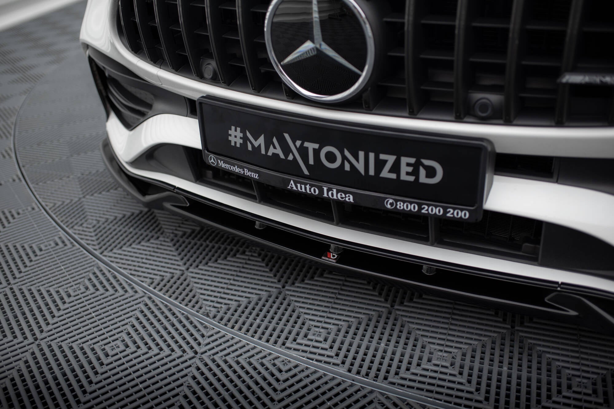 Frontlippe V1 für Mercedes-Benz C AMG-Line / 43 AMG W206