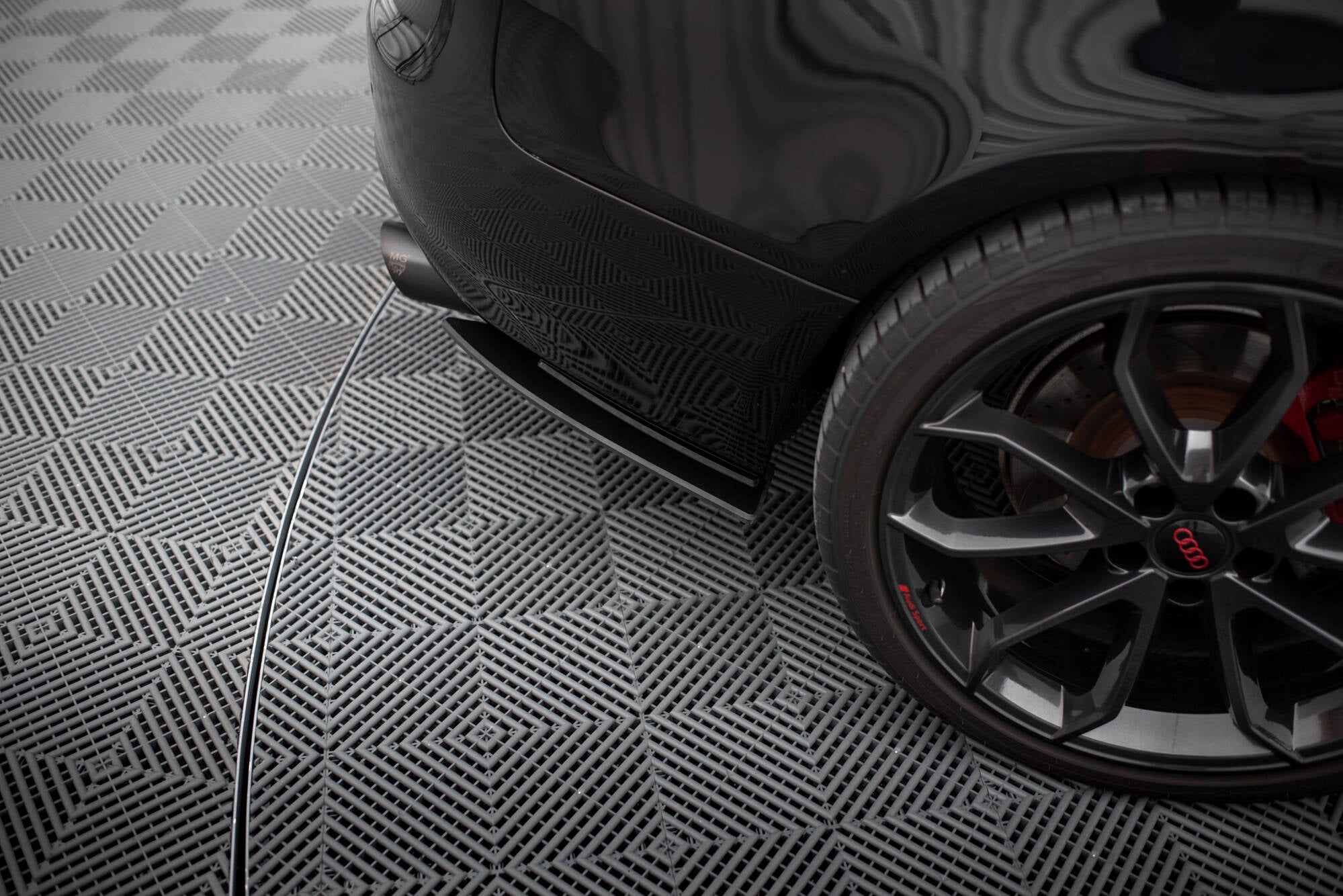 Street Pro Flaps Heckansatz Flaps Heckansatz für Audi S5 / A5 S-Line Coupe / Cabriolet 8T