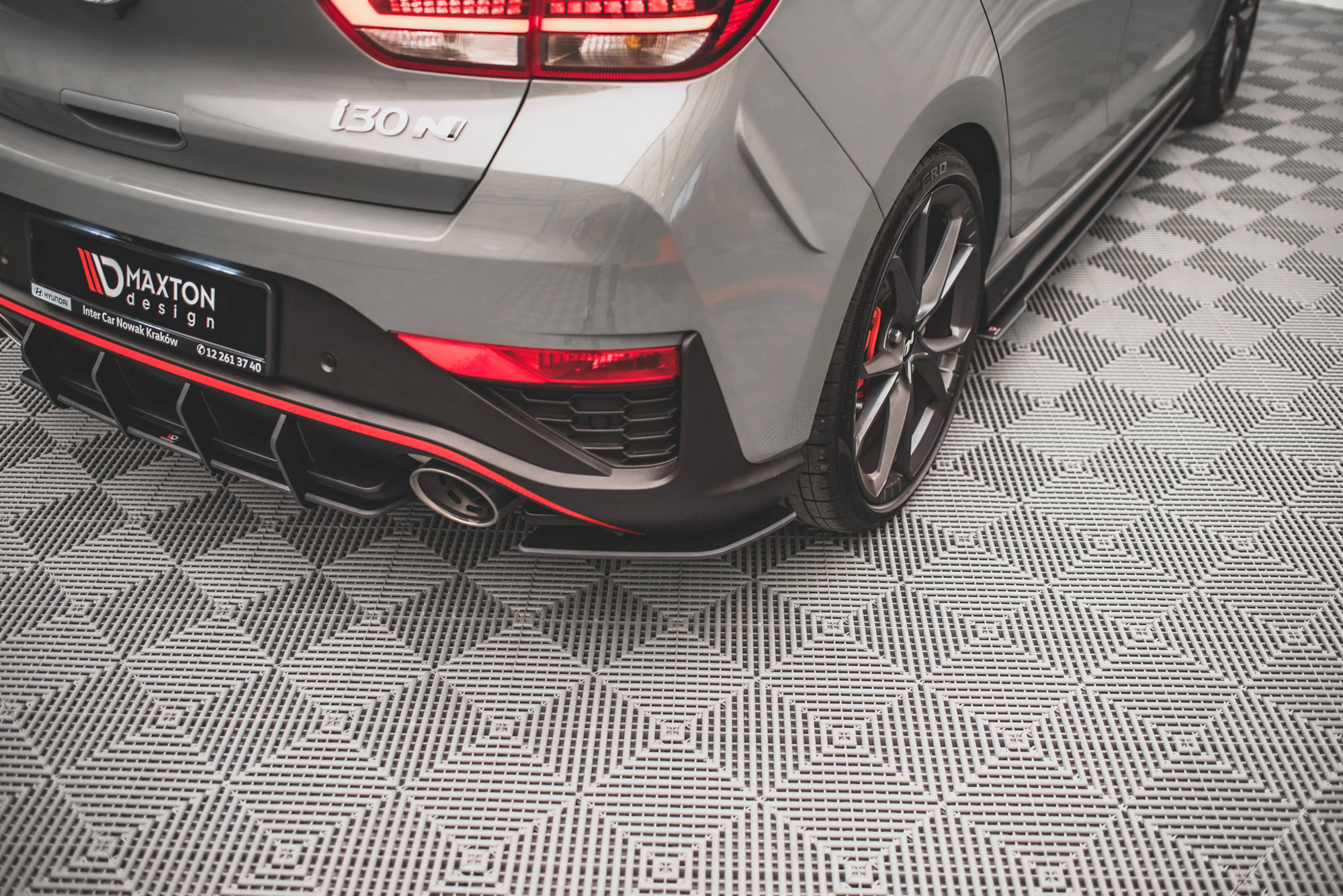 Street Pro Flaps Heckansatz Flaps Heckansatz für Hyundai I30 N Hatchback Mk3 Facelift