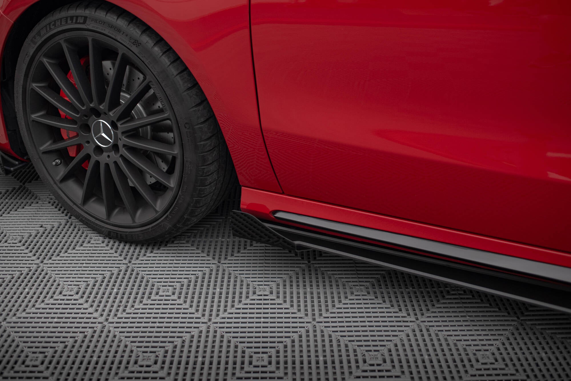 Side Flaps für Mercedes-Benz A 45 AMG W176 Facelift