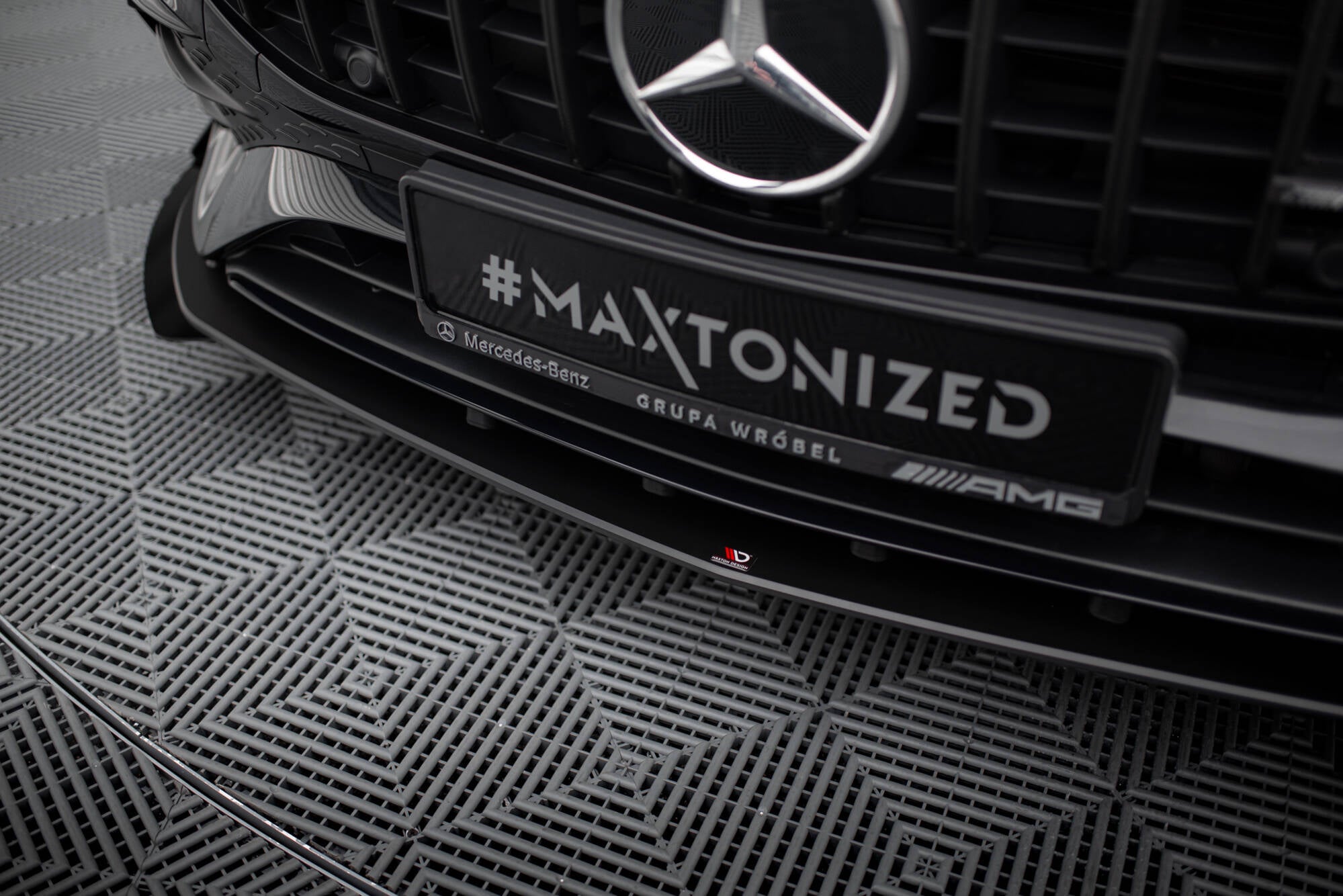 Street Pro Frontlippe für +Flaps für + Flaps Mercedes-AMG A35 W177 Facelift