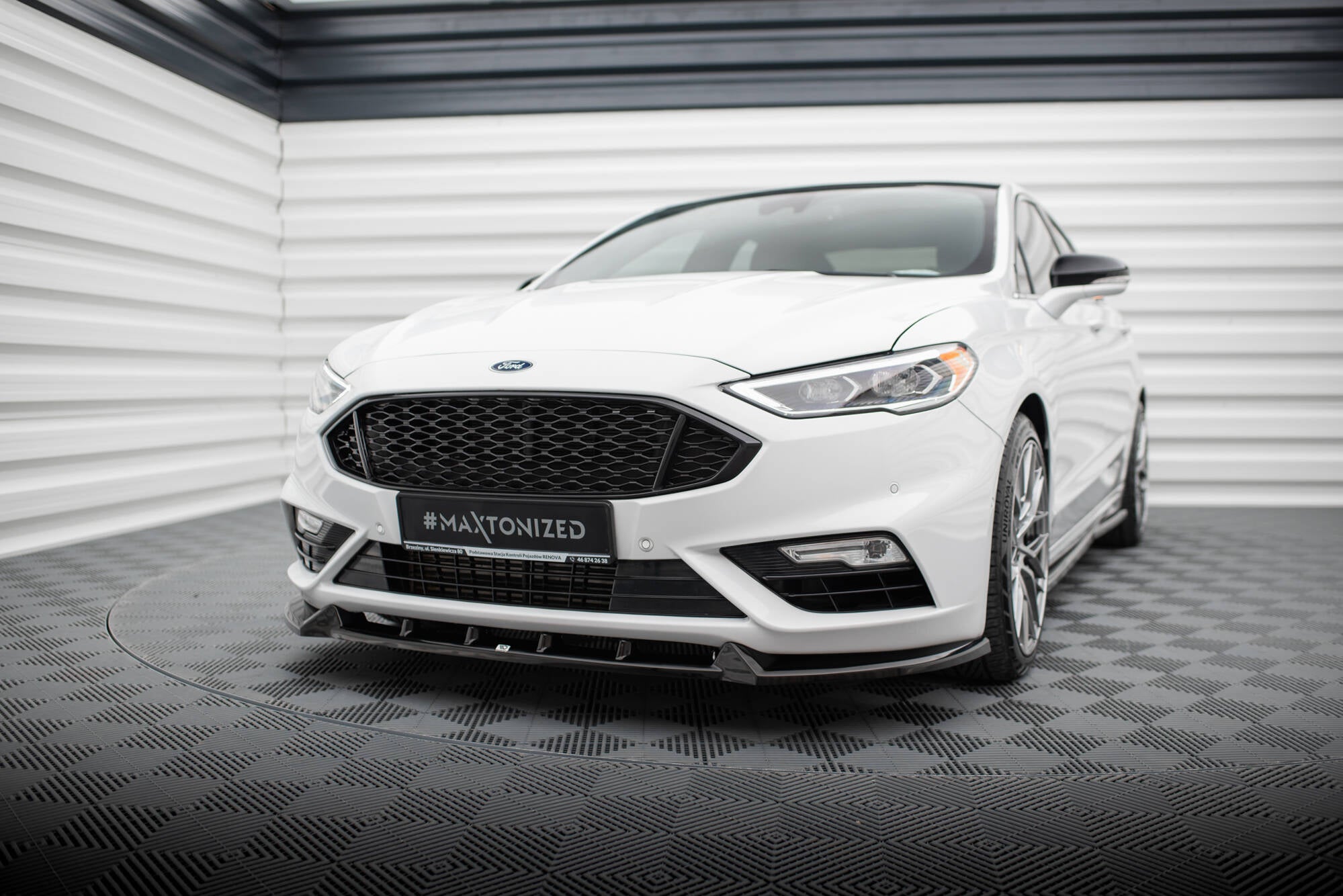 Frontlippe für Ford Mondeo Sport Mk5 Facelift / Fusion Sport Mk2 Facelift