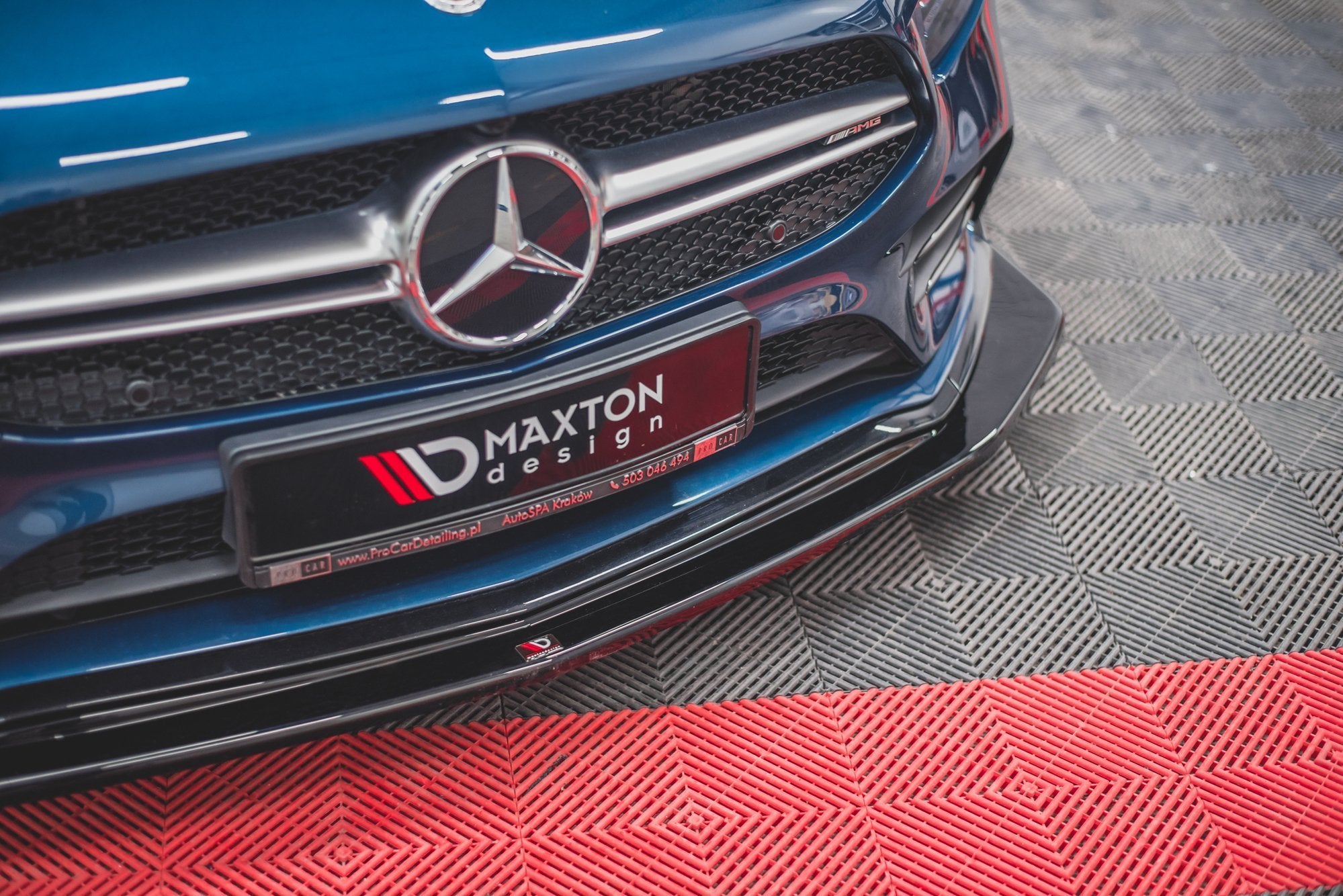 Frontlippe V3 für Mercedes A35 AMG Aero W177