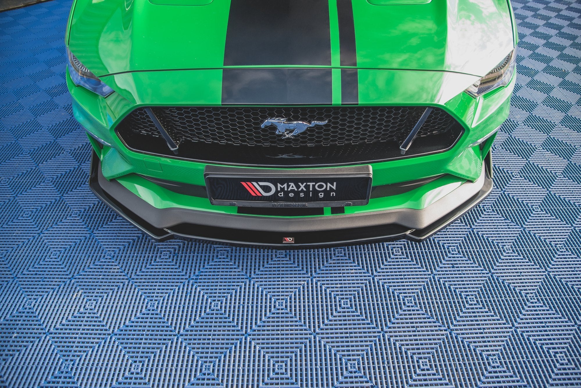 Frontlippe V2 + Flaps für Ford Mustang GT Mk6 Facelift