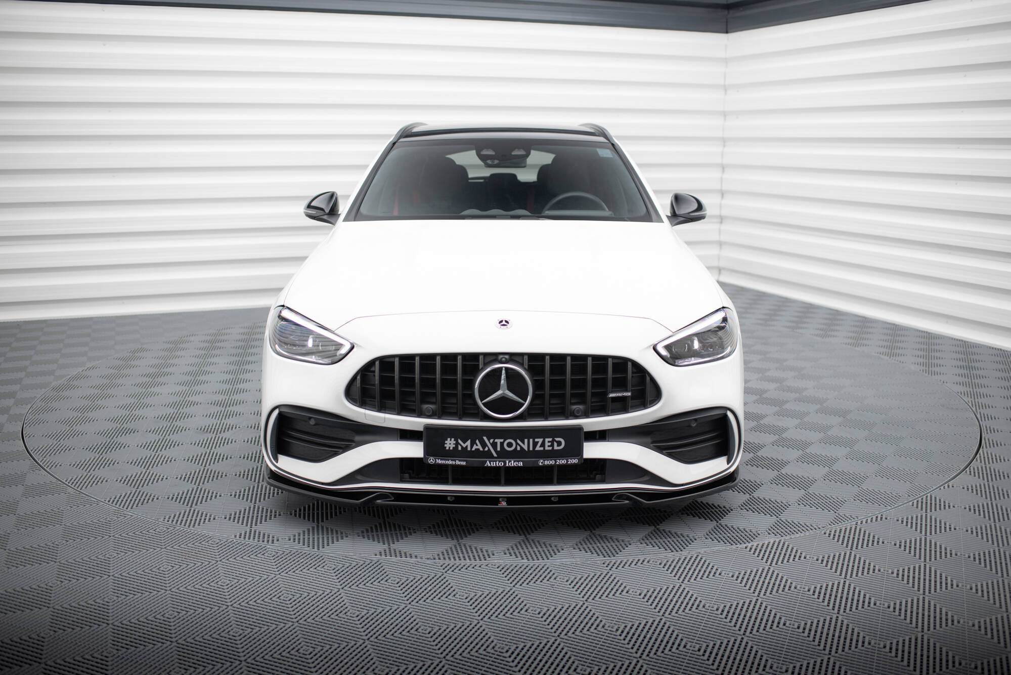Frontlippe V1 für Mercedes-Benz C AMG-Line / 43 AMG W206