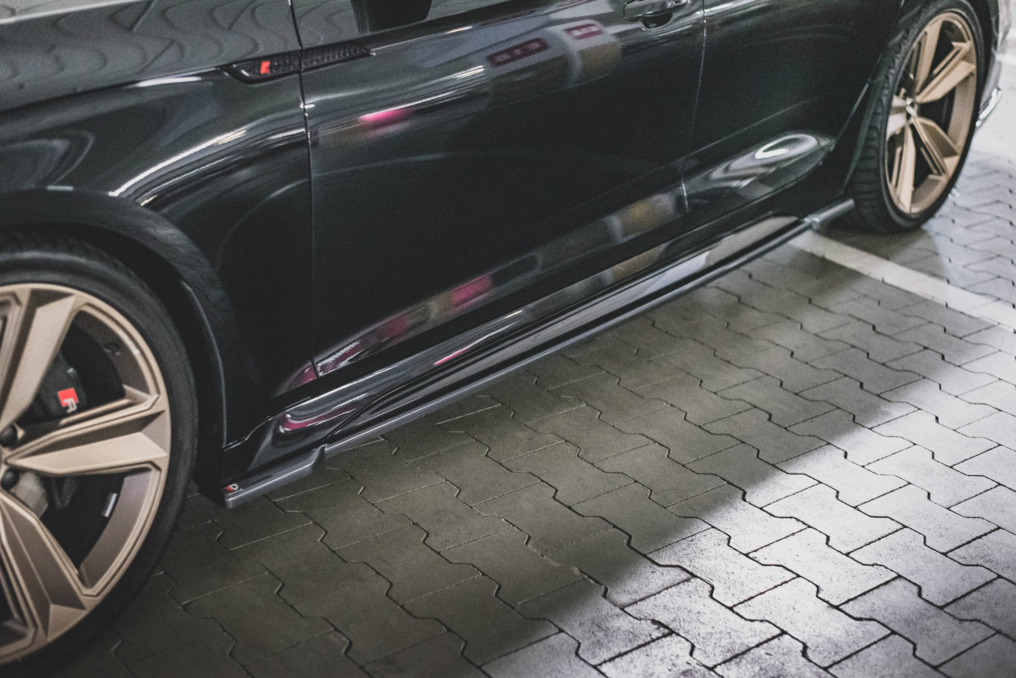 Seitenschweller Ansatz für Audi RS5 Sportback F5 Facelift