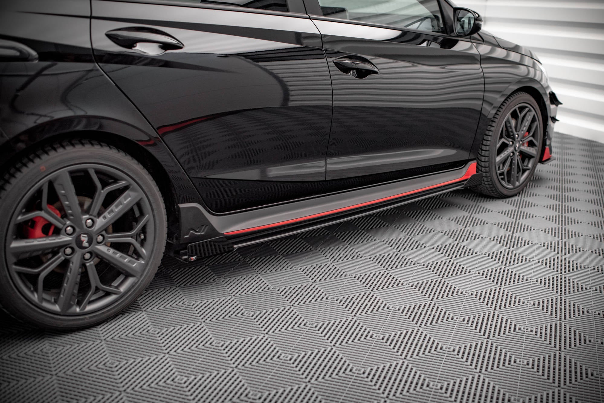 Street Pro Seitenschweller Ansatz für + Flaps Hyundai I20 N Mk3