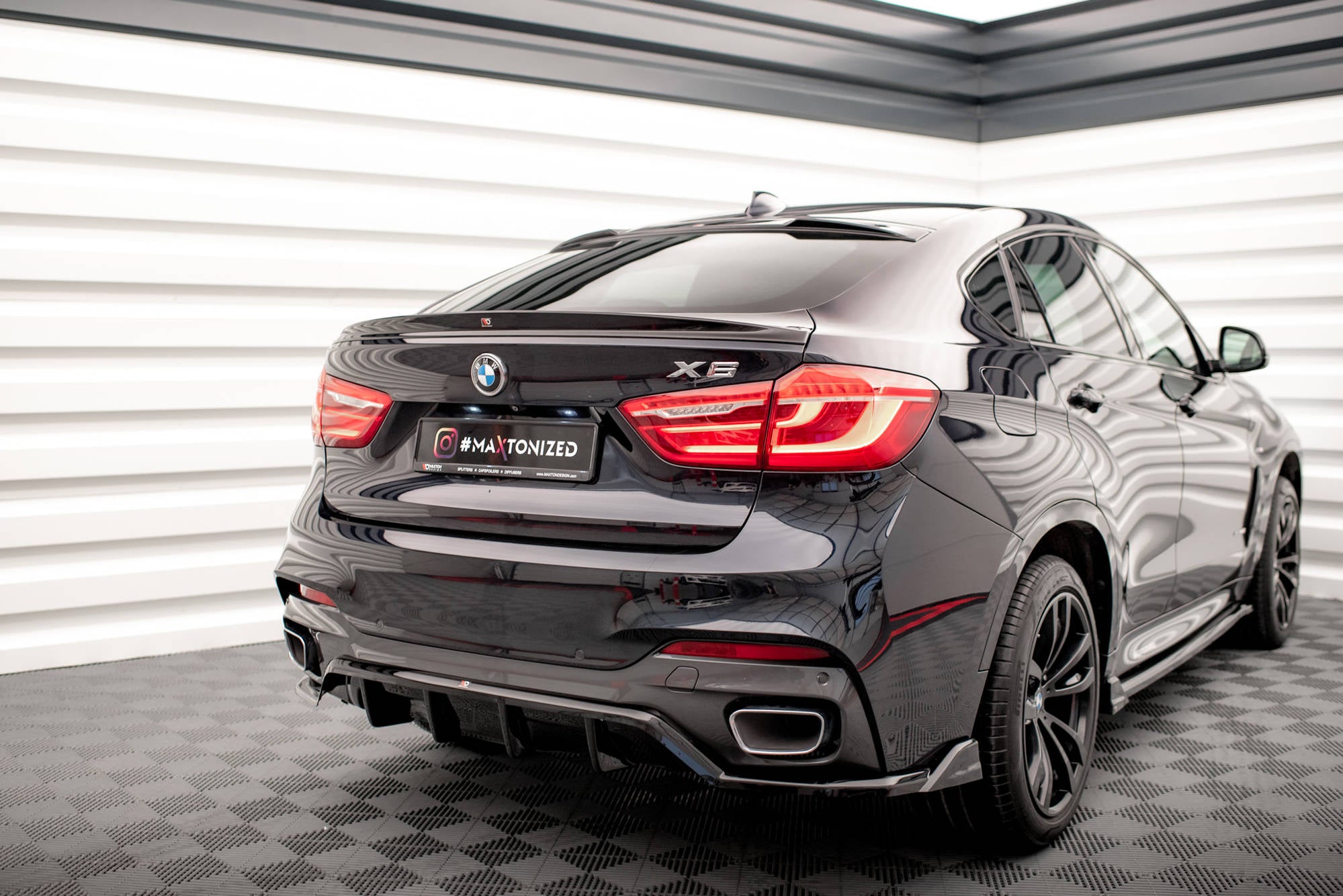 3D Spoiler CAP V.2 für BMW X6 F16 M-Paket / X6 M F86