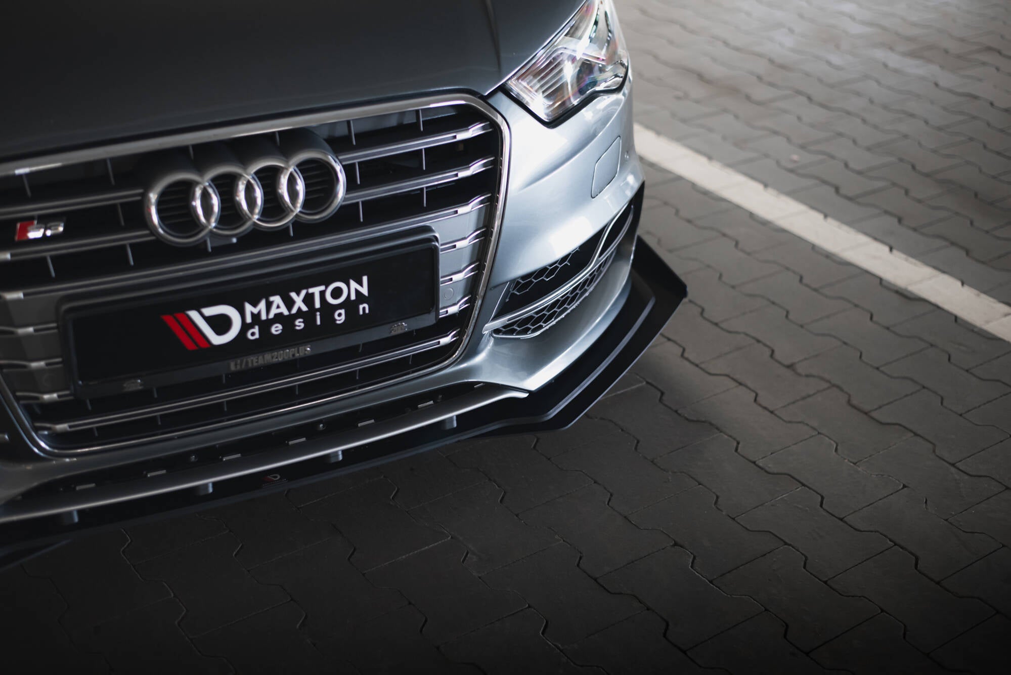 Street Pro Frontlippe für +Flaps für + Flaps Audi S3 / A3 S-Line Limousine 8V