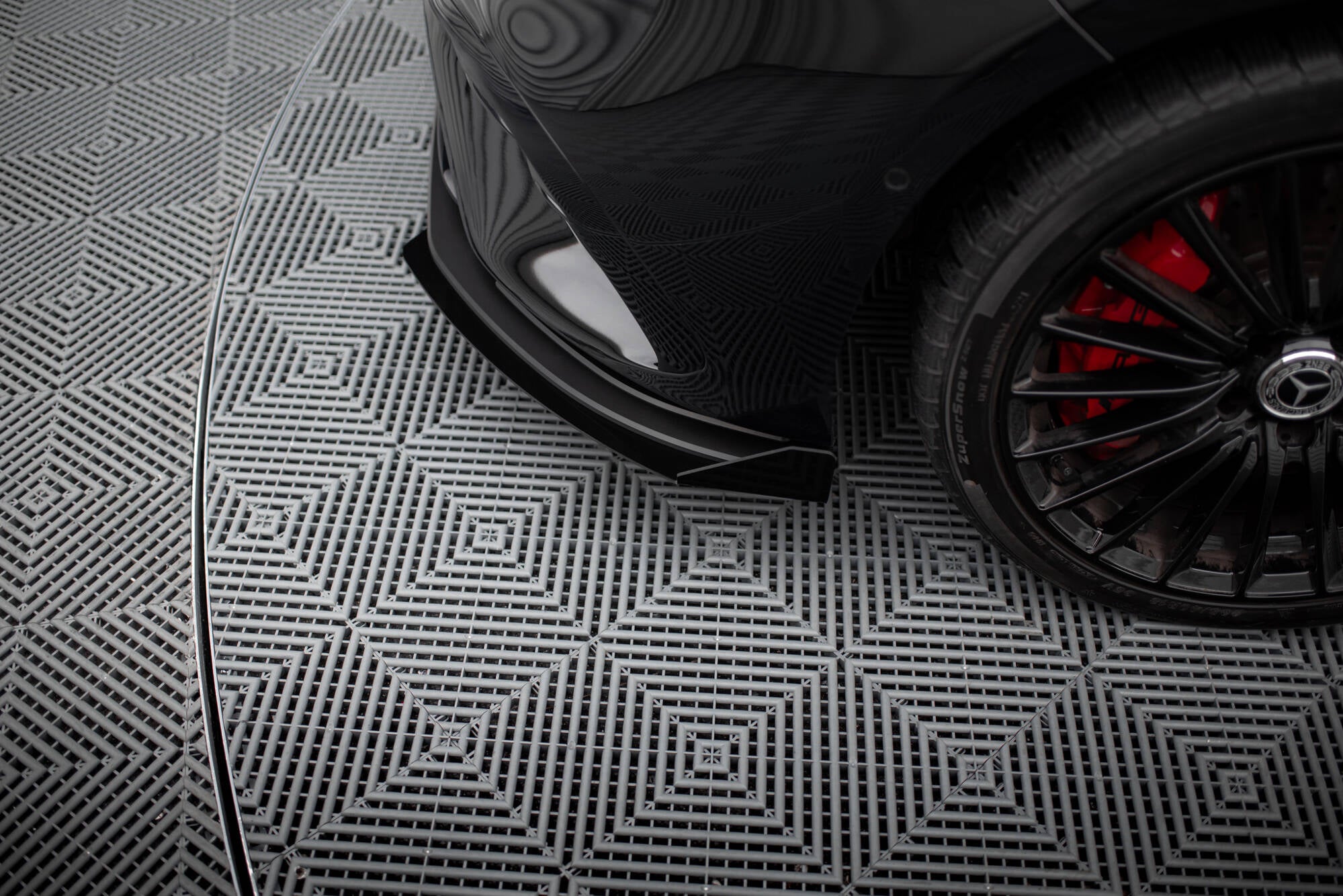 Street Pro Frontlippe für +Flaps für + Flaps Mercedes-AMG A35 W177 Facelift