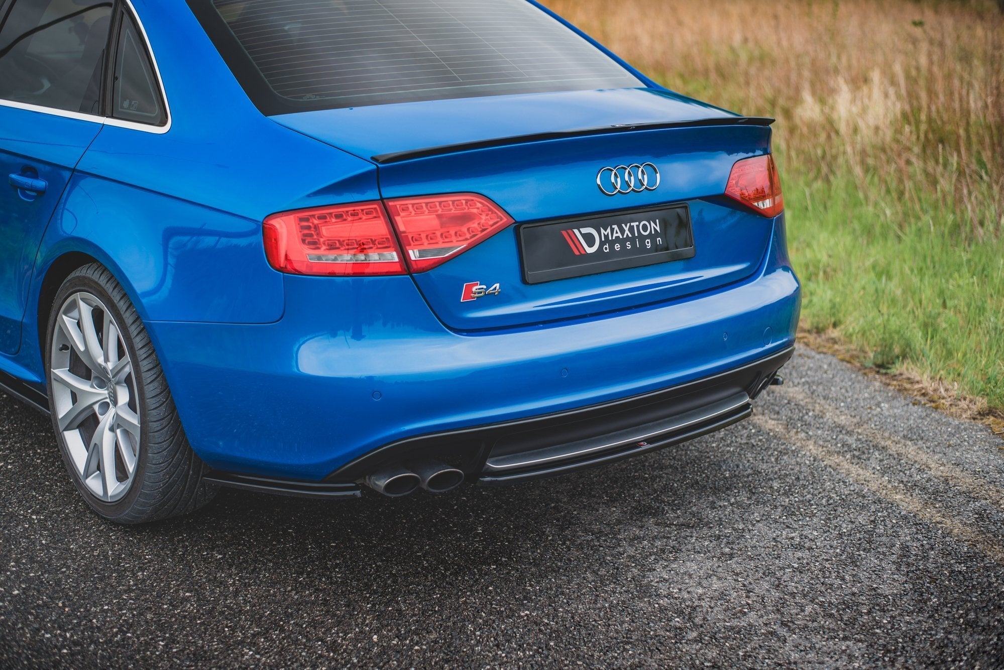 Heckansatz für Audi S4 / A4 S - Line B8 Limousine