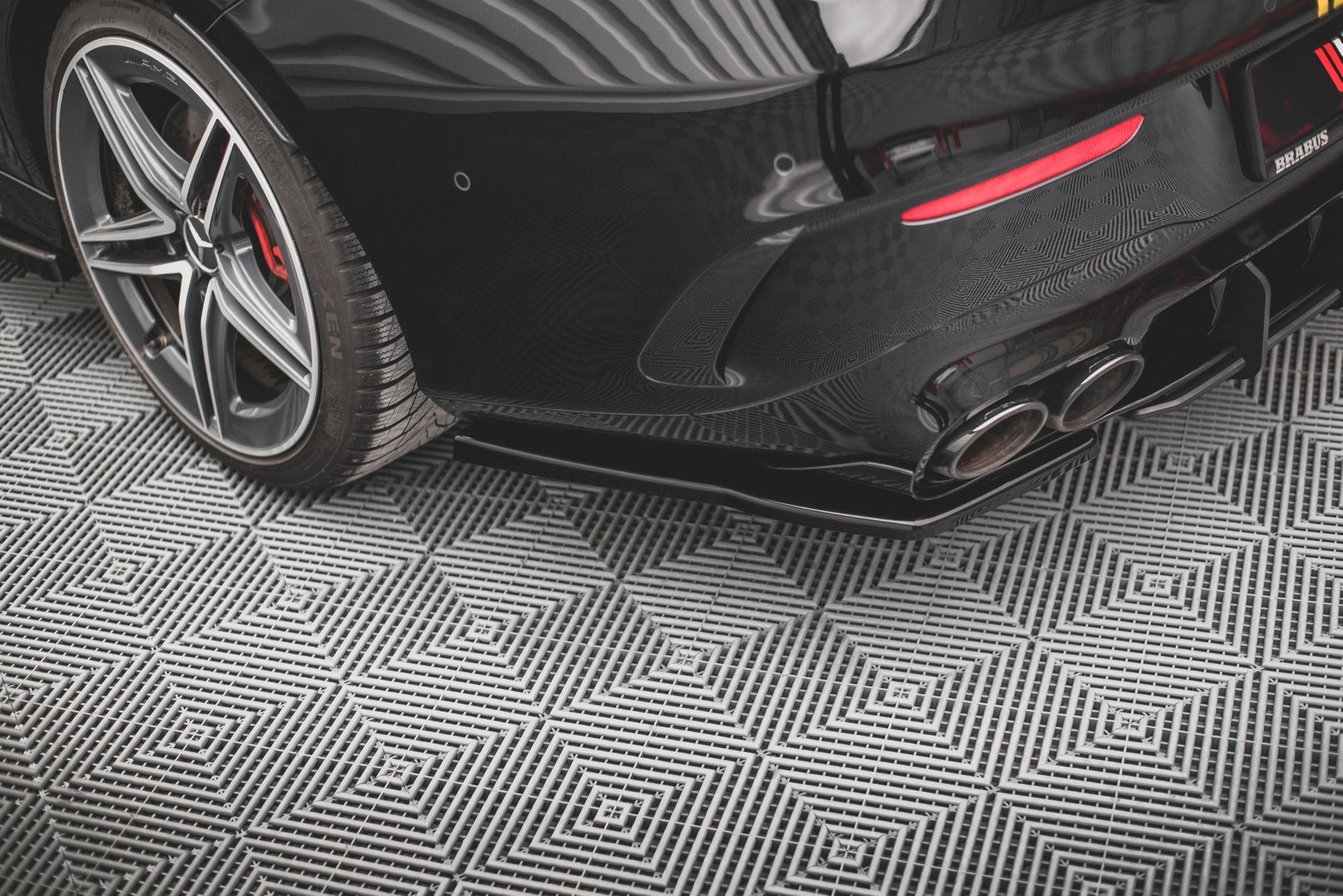 Heck Ansatz Flaps Diffusor für Mercedes-AMG CLA 35 Aero / 45 Aero C118