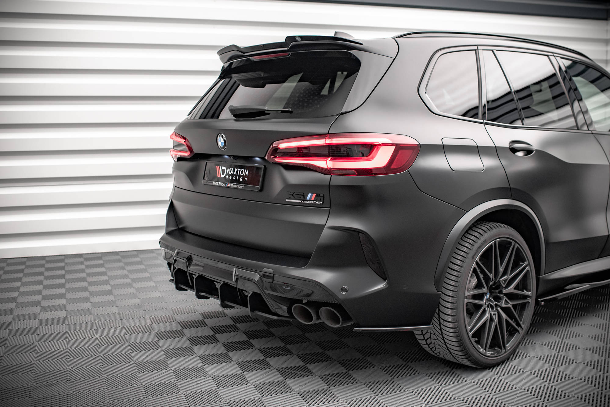 Flaps Heckansatz Diffusor für BMW X5M F95