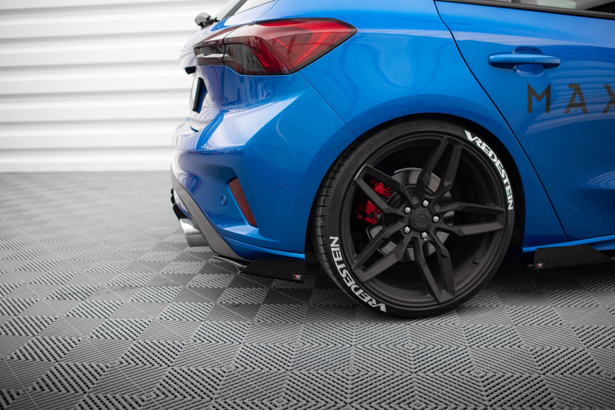 Street Pro Heck Ansatz Flaps Diffusor + Flaps für Ford Focus ST Mk4