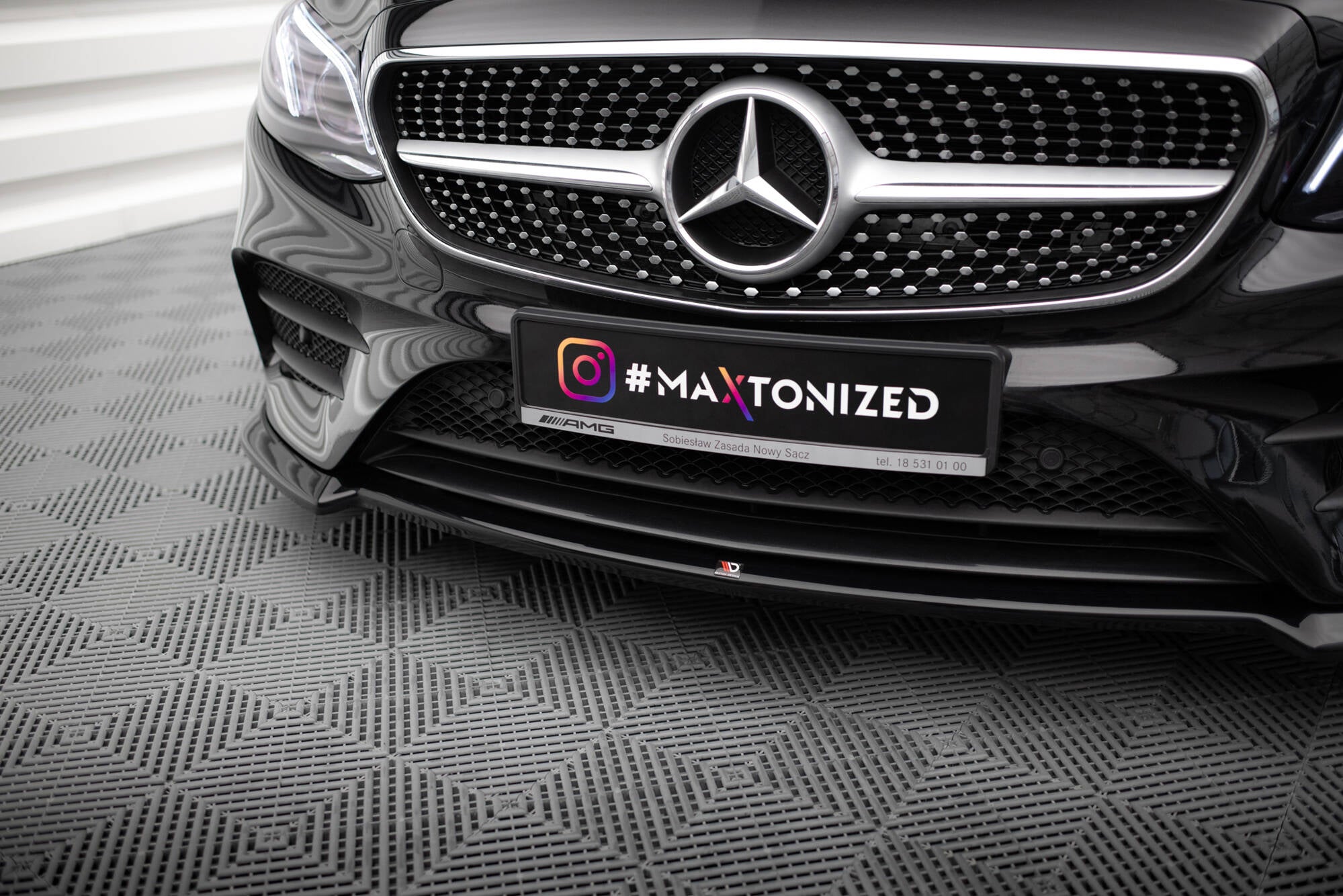 Frontlippe V2 für Mercedes-Benz E-Klasse W213 Coupe (C238) / Cabriolet (A238) AMG-Line / 53 AMG