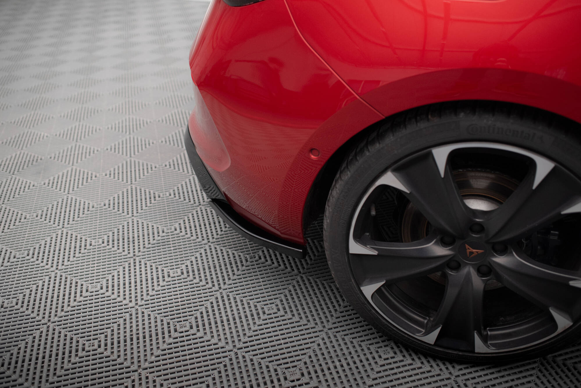 Heck Ansatz Flaps Diffusor V2 für Cupra Leon Hatchback Mk1