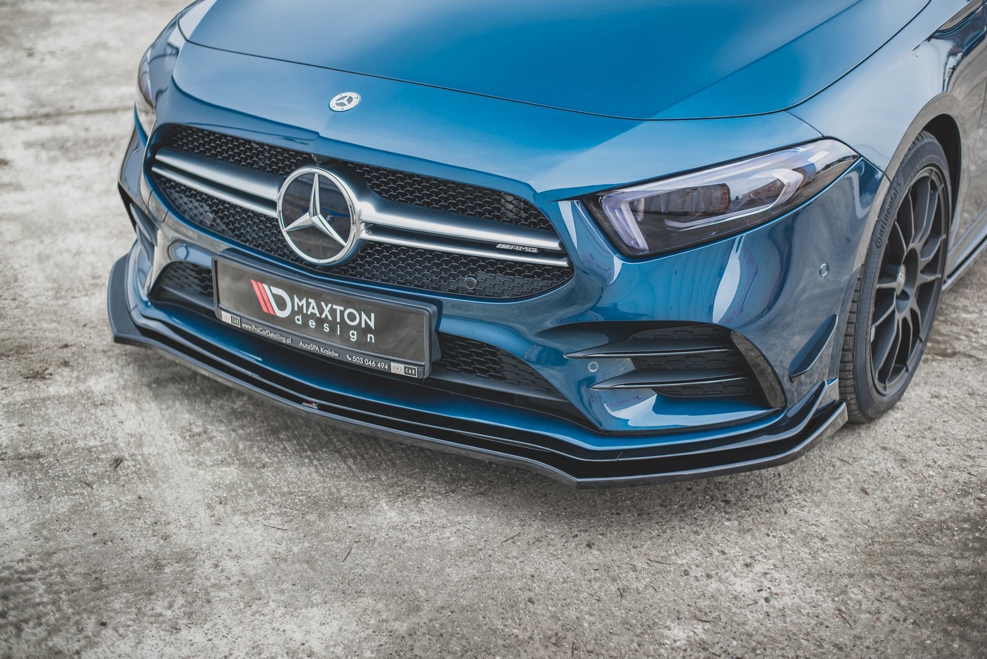 Frontlippe V2 für Mercedes A35 AMG Aero W177