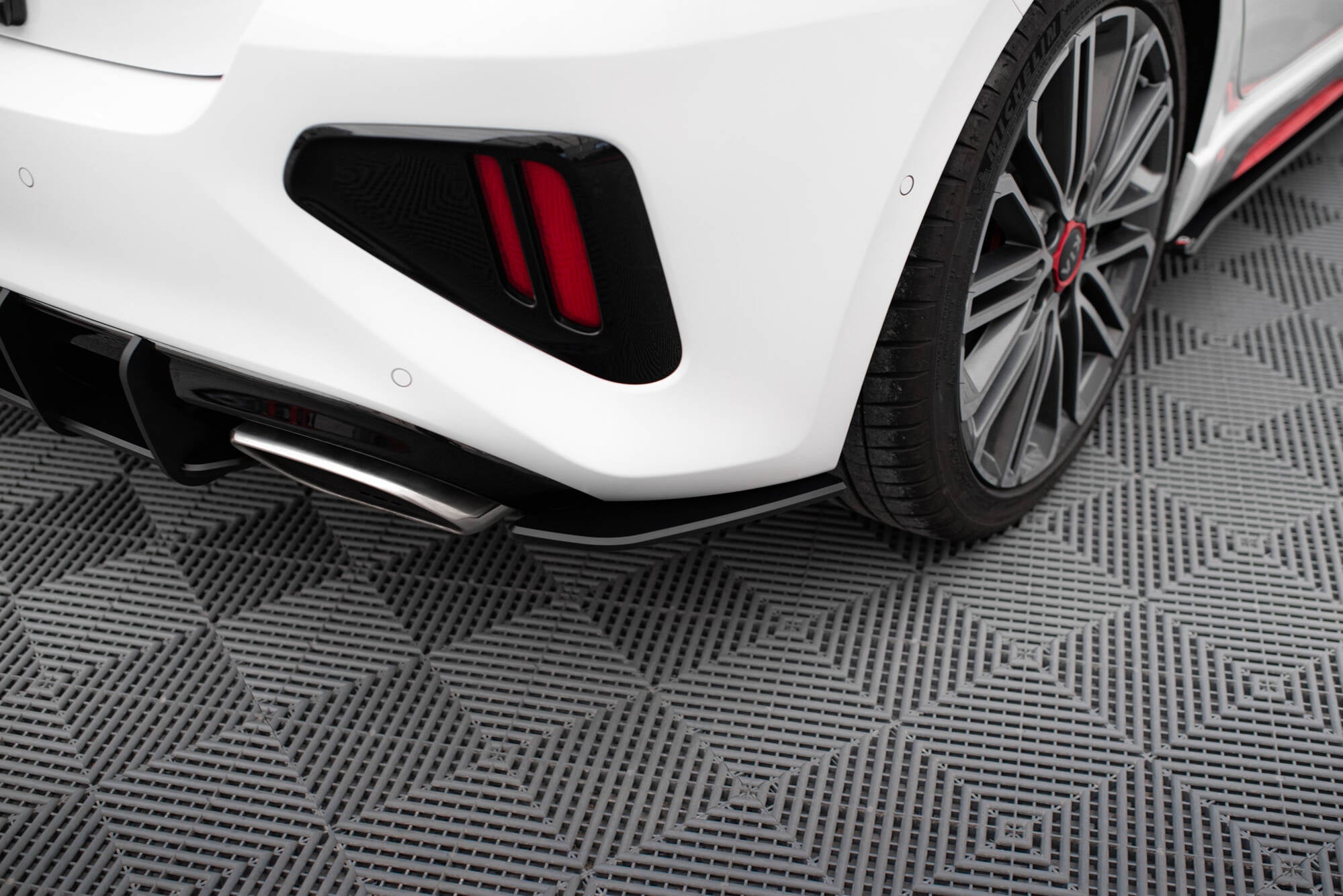 Street Pro Heck Ansatz Flaps Diffusor für Kia Ceed GT Mk3