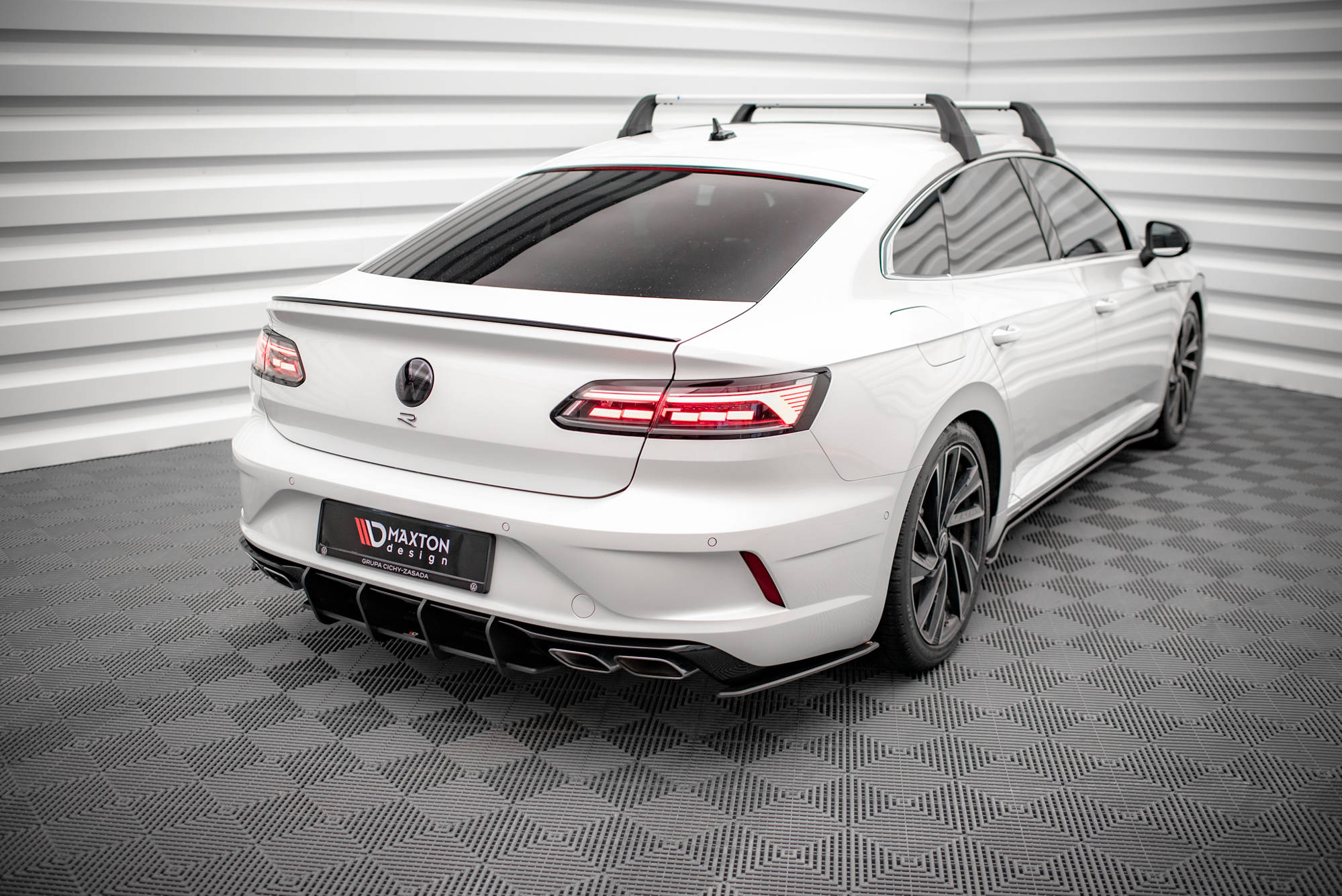 Street Pro Heck Ansatz Flaps Diffusor für Volkswagen Arteon R