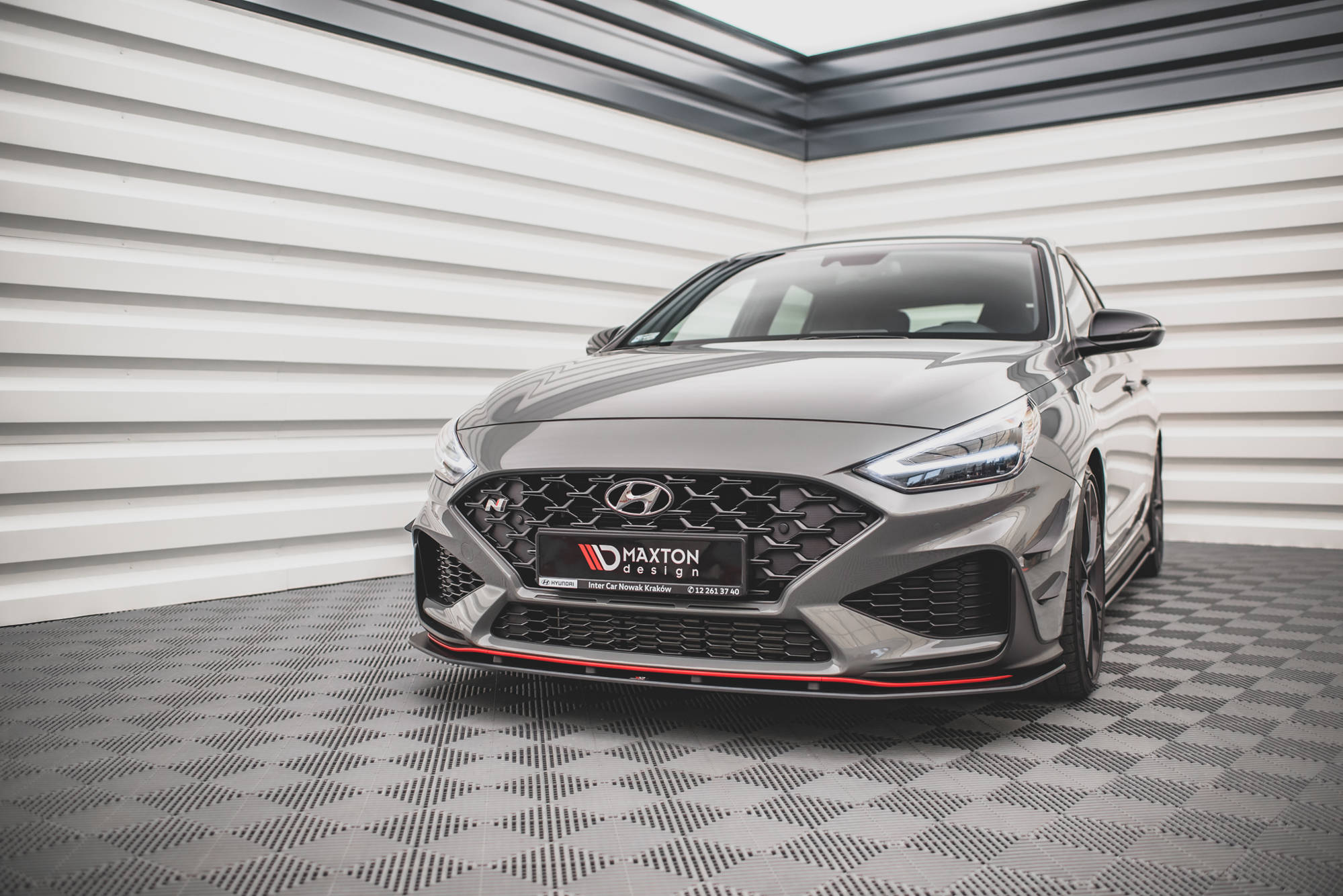 Street Pro Frontlippe für für Hyundai I30 N Hatchback/Fastback Mk3 Facelift