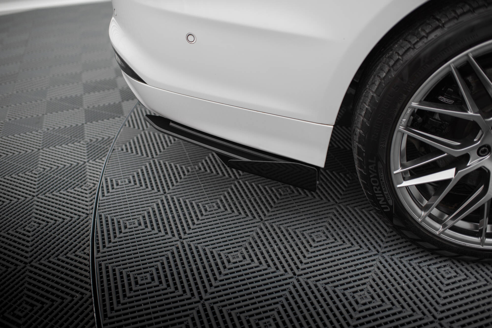Street Pro Heck Ansatz Flaps Diffusor +Flaps für Ford Mondeo Sport Mk5 Facelift / Fusion Sport Mk2 Facelift