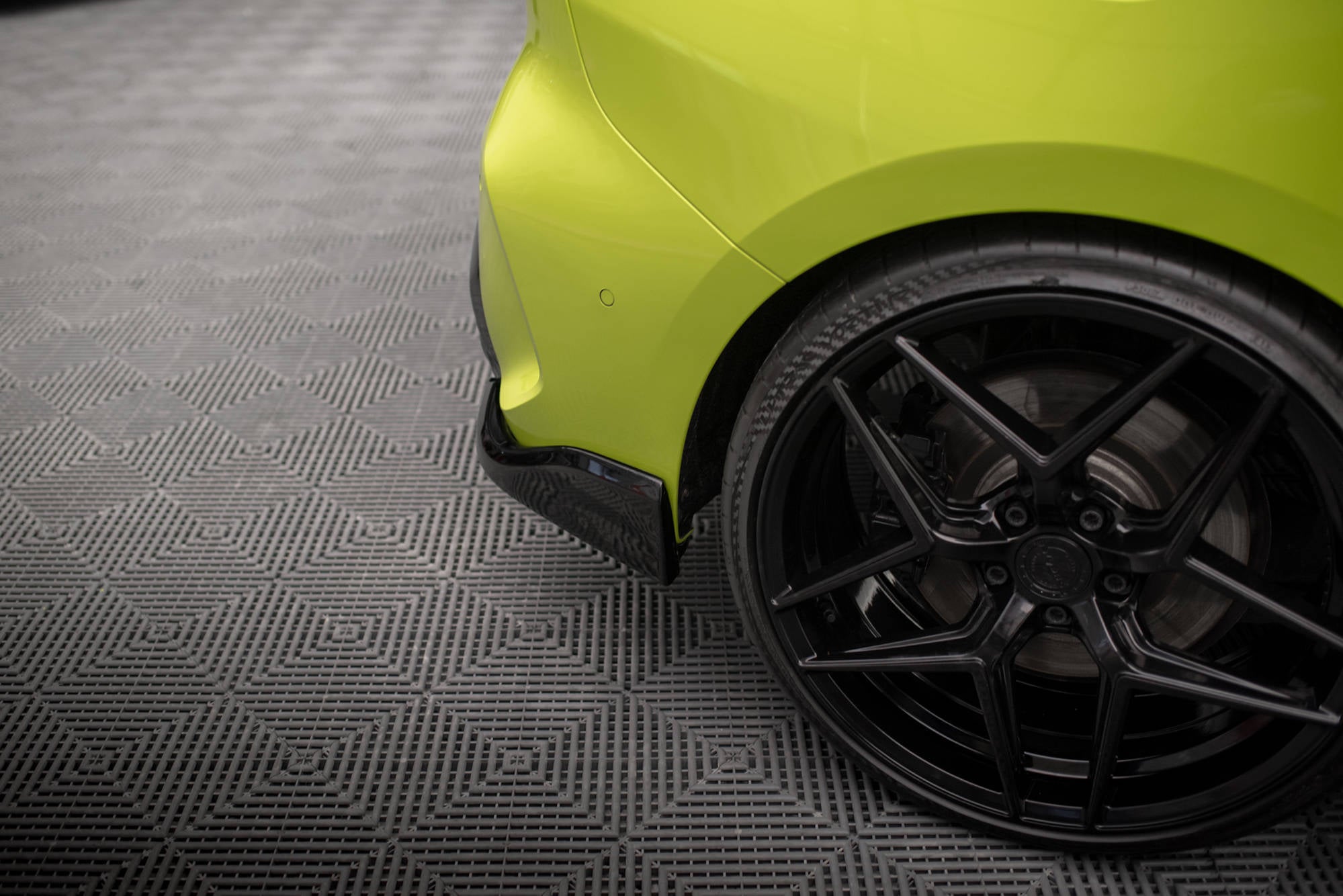 Flaps Heckansatz V6 Diffusor für (Für heckansatz ) BMW 1er M - Paket / M135i / 128ti F40