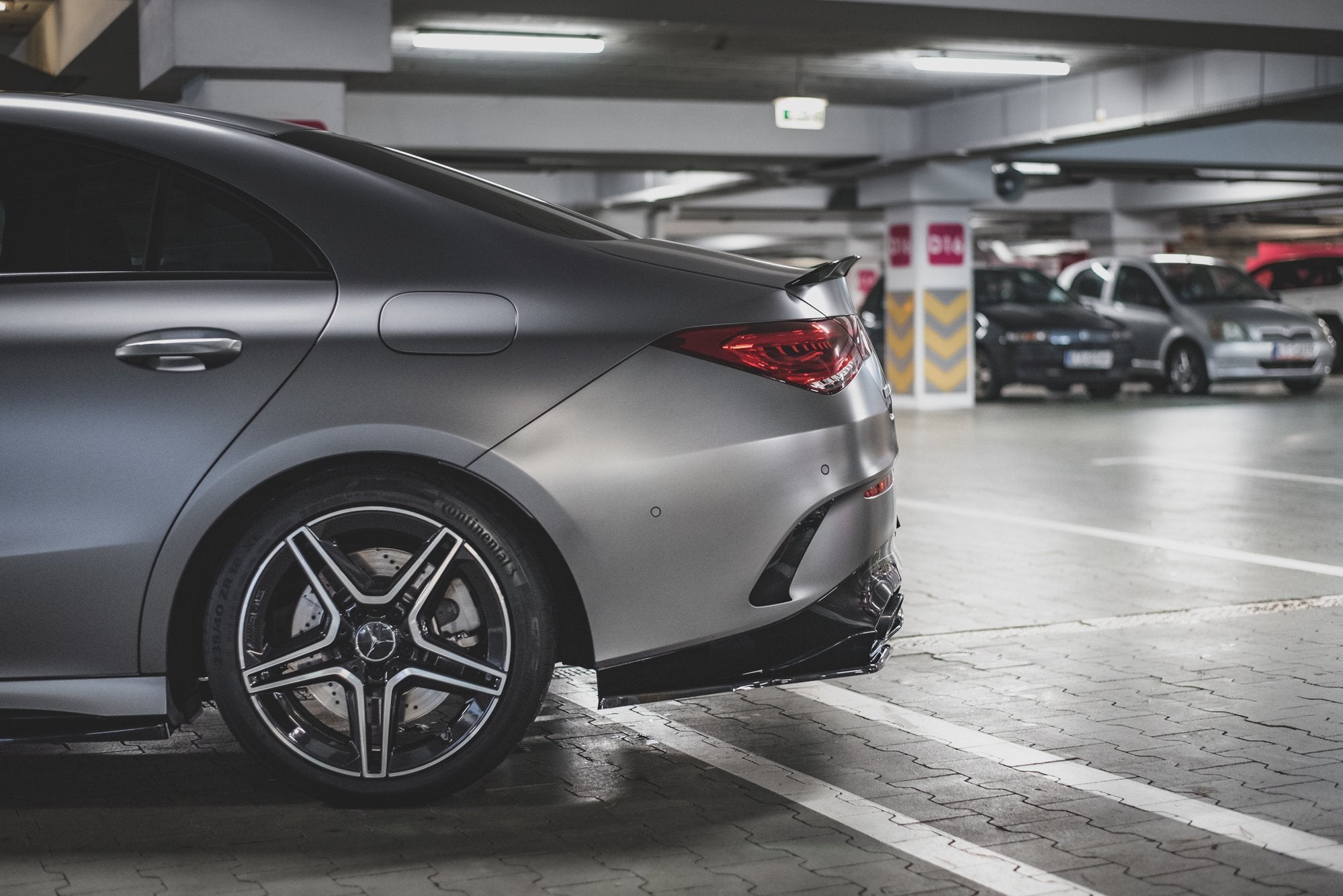 Heck Ansatz Flaps Diffusor für Mercedes-AMG CLA 35 Aero / 45 Aero C118
