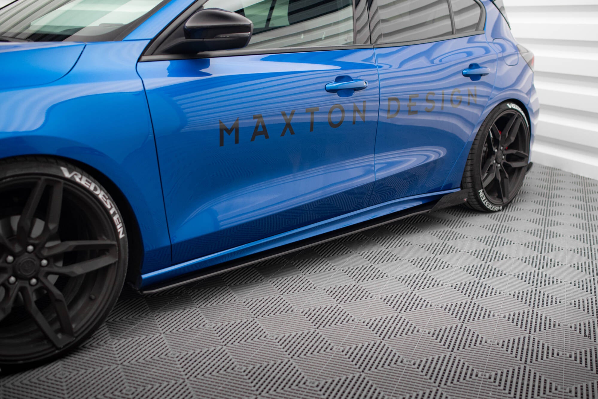 Street Pro Seitenschweller Ansatz für + Flaps Ford Focus ST / ST-Line Mk4